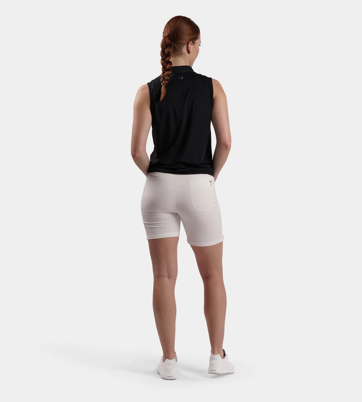LADIES SUPREME SHORTS - WHITE - Image 3