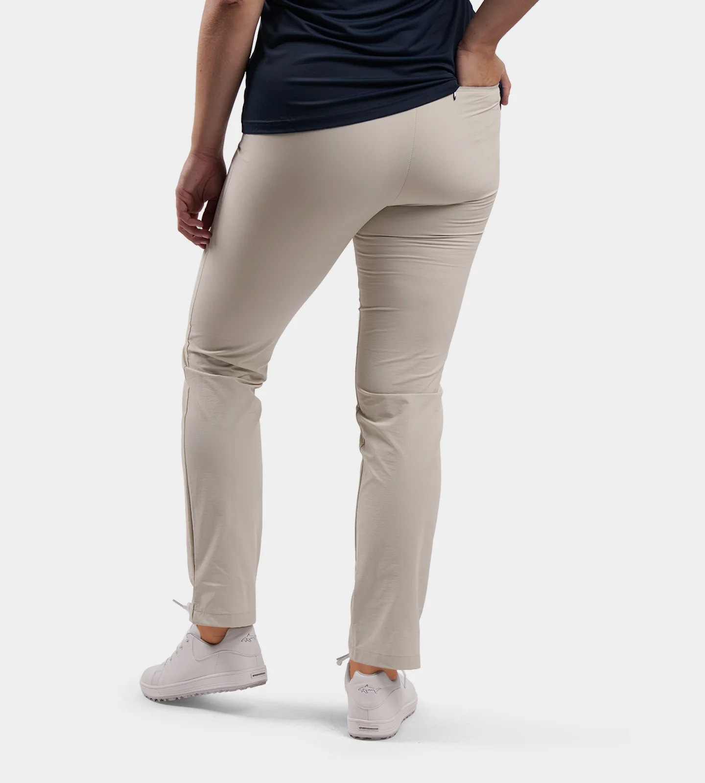 LADIES SUPREME TROUSERS - STONE - Image 2