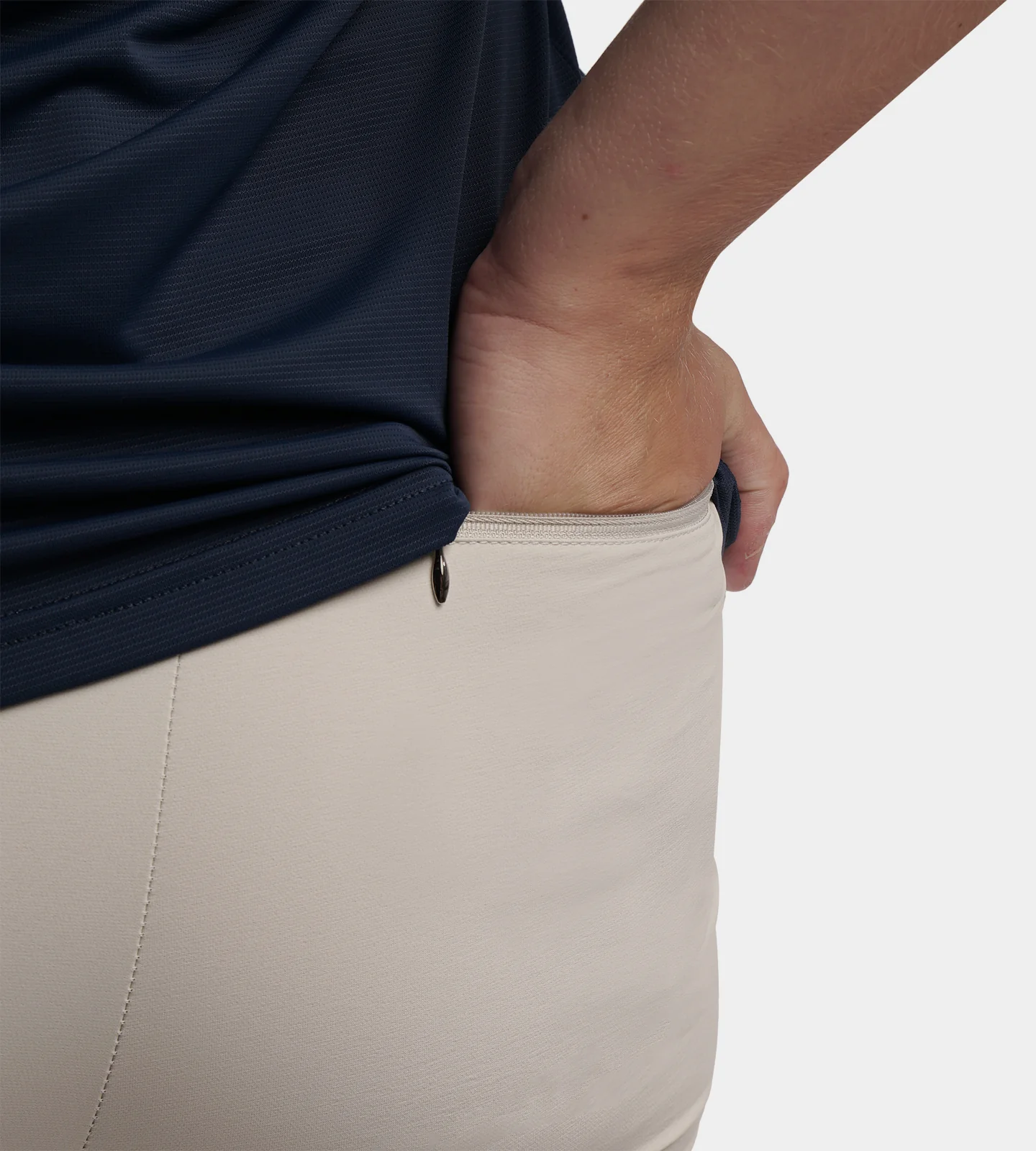 LADIES SUPREME TROUSERS - STONE - Image 3