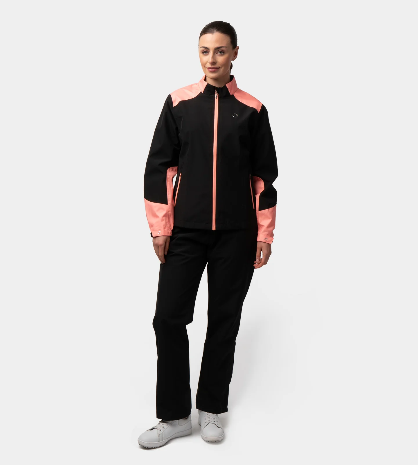 LADIES THERMA RAIN JACKET - BLACK - Image 3