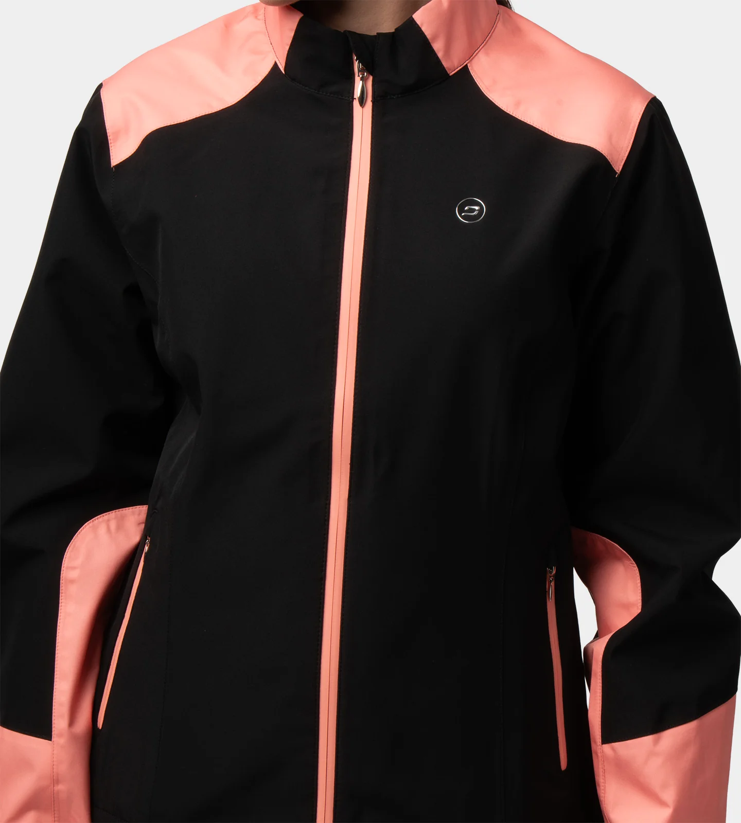 LADIES THERMA RAIN JACKET - BLACK - Image 4