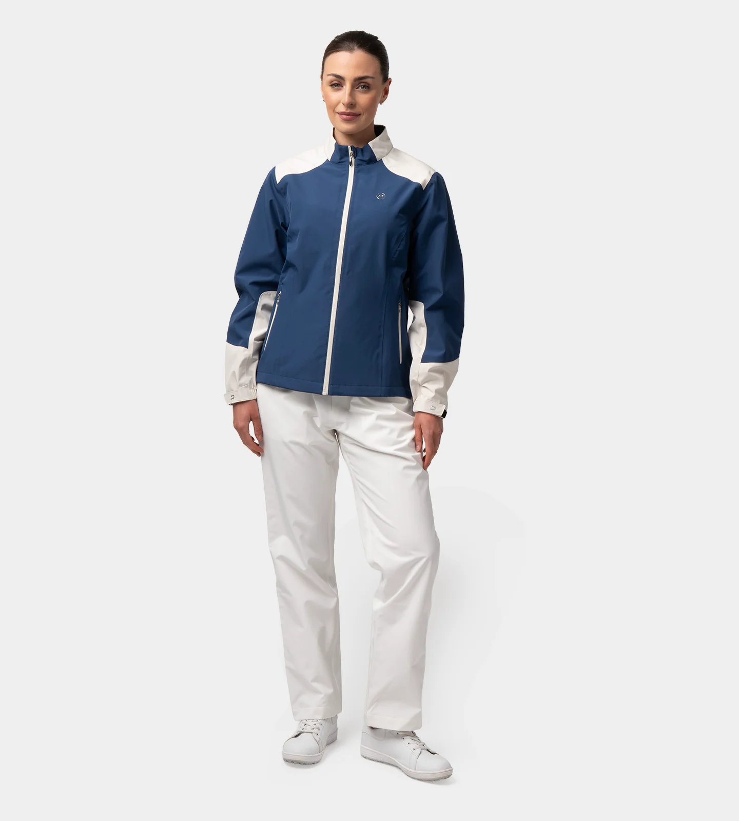 LADIES THERMA RAIN JACKET - NAVY - Image 3