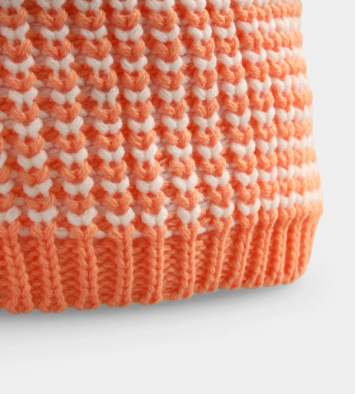 LADIES TOKEN BEANIE - CORAL - Image 2