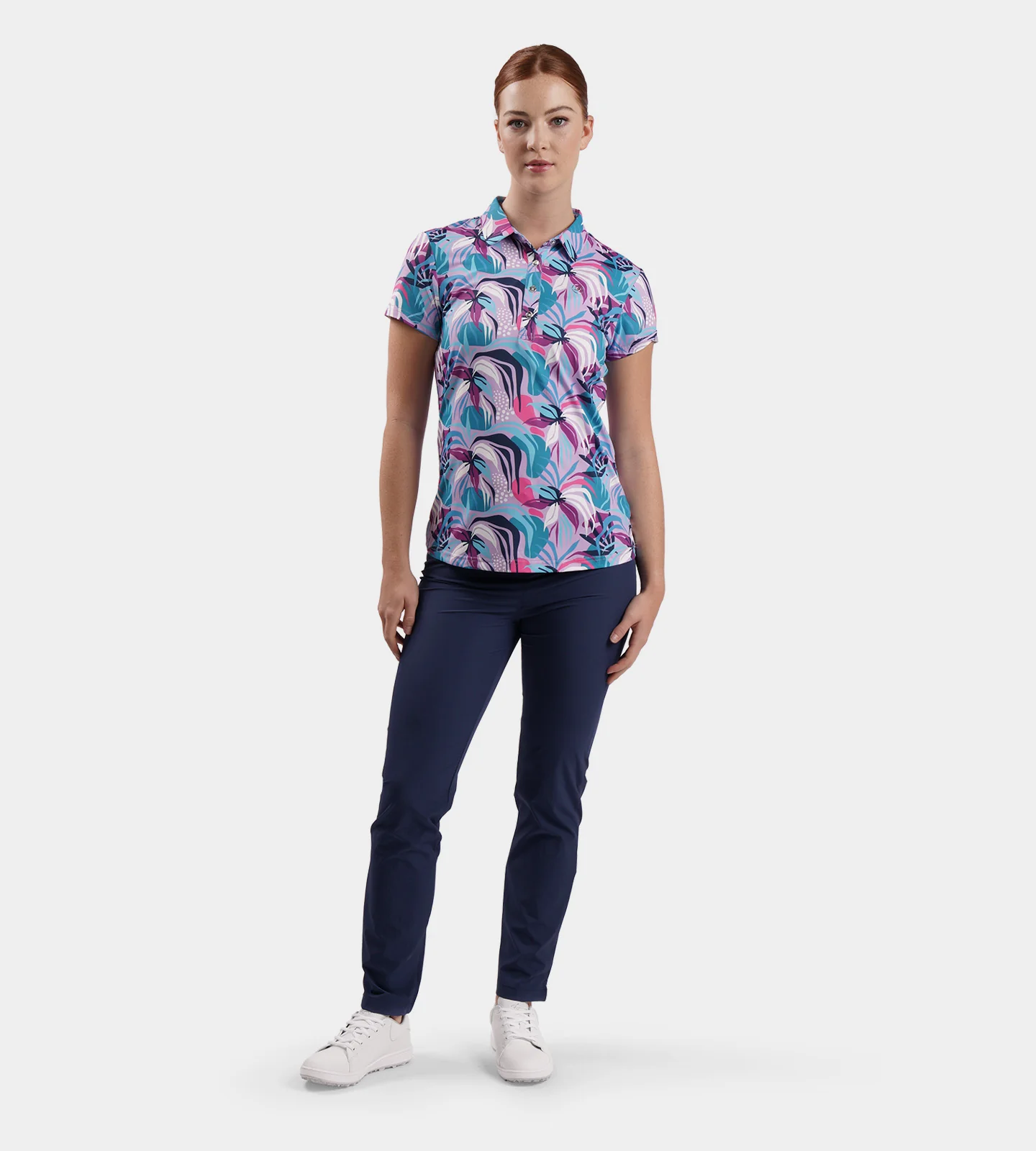 LADIES TROPIC POLO - LAVENDER - Image 6