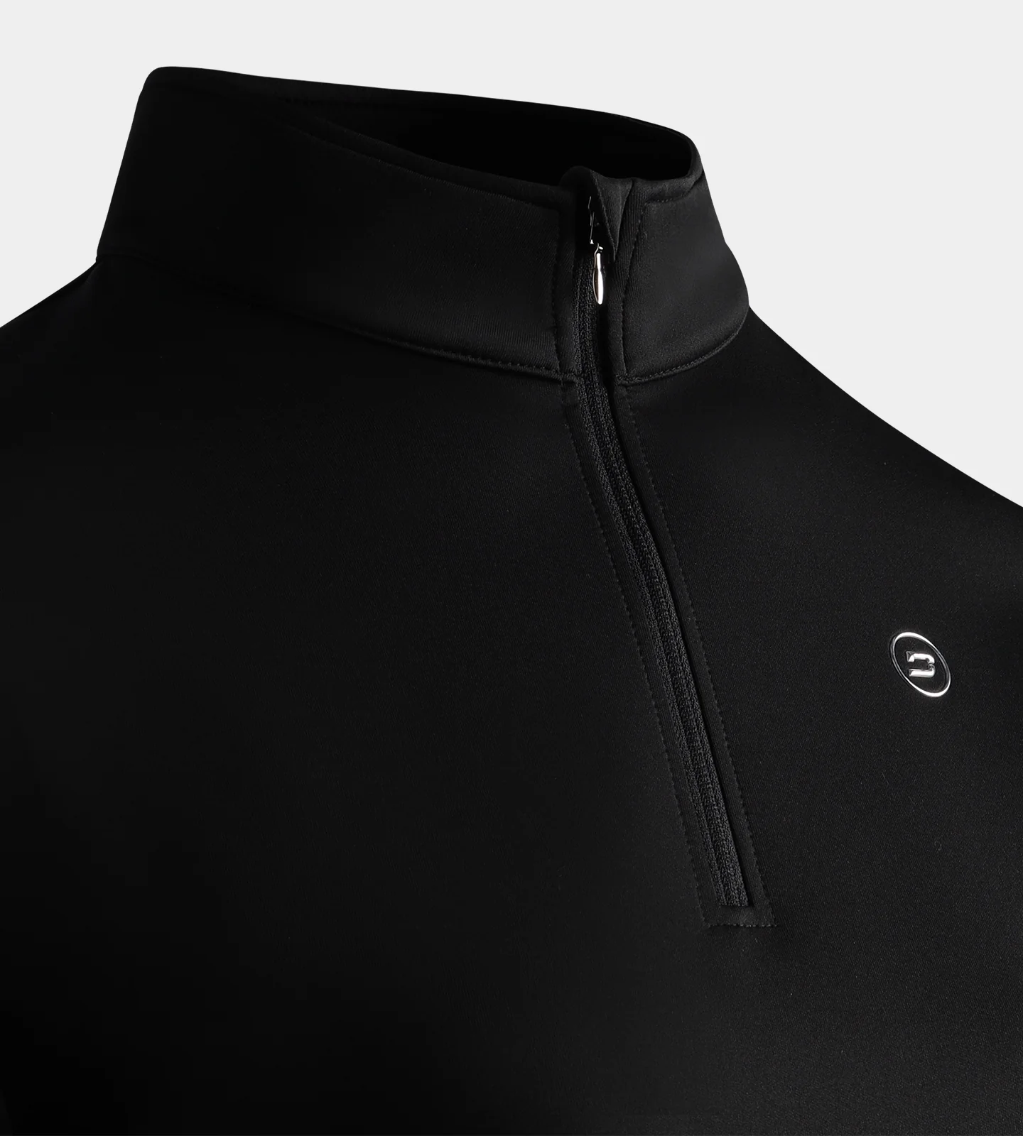 LADIES ULTRA BLEND MIDLAYER - BLACK - Image 4