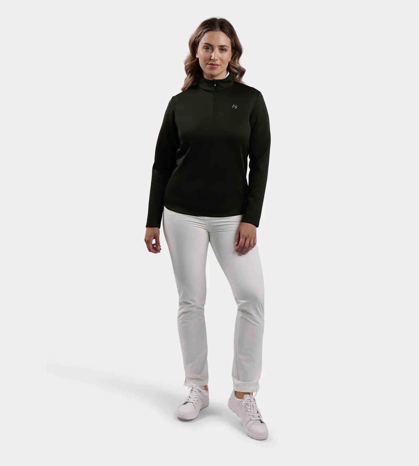 LADIES ULTRA BLEND MIDLAYER - BLACK - Image 5
