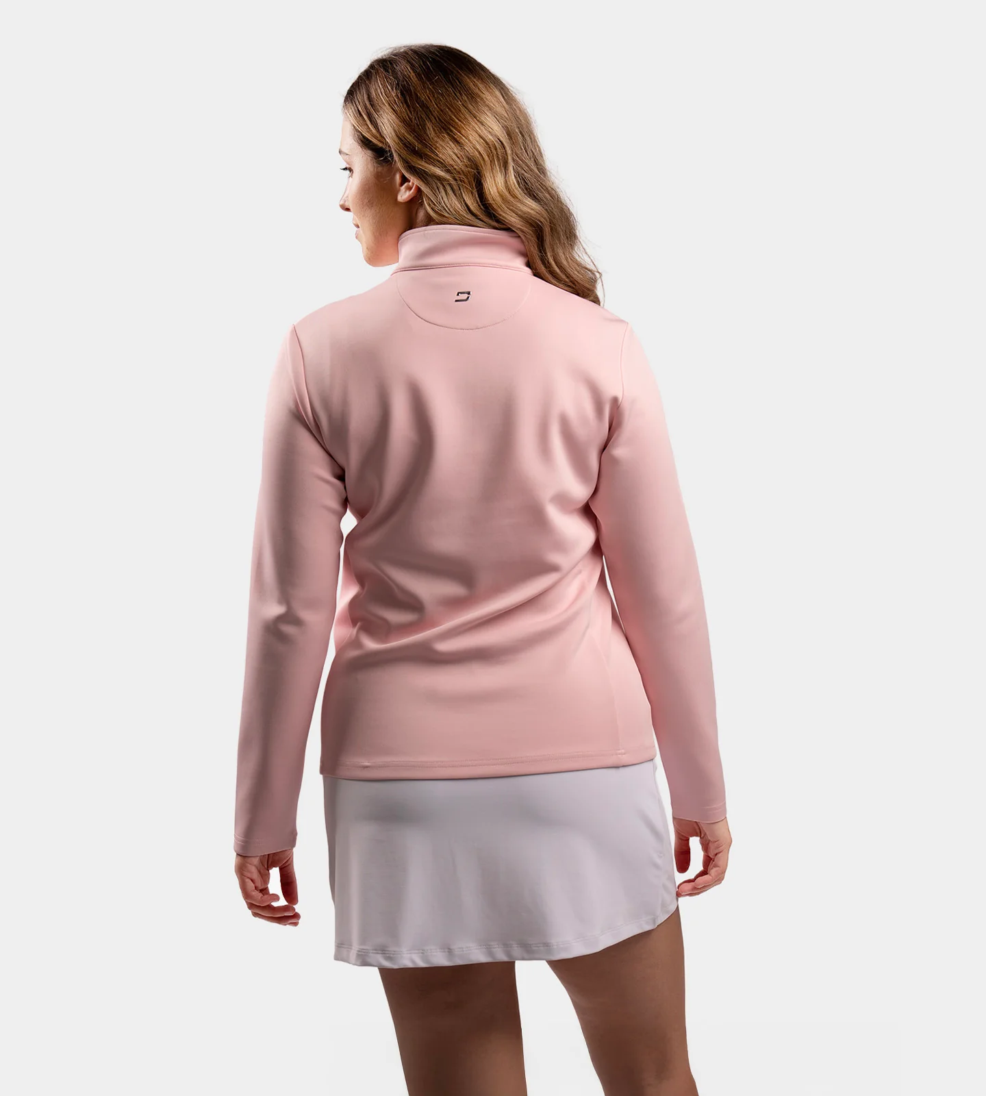 LADIES ULTRA BLEND MIDLAYER - BLUSH - Image 3