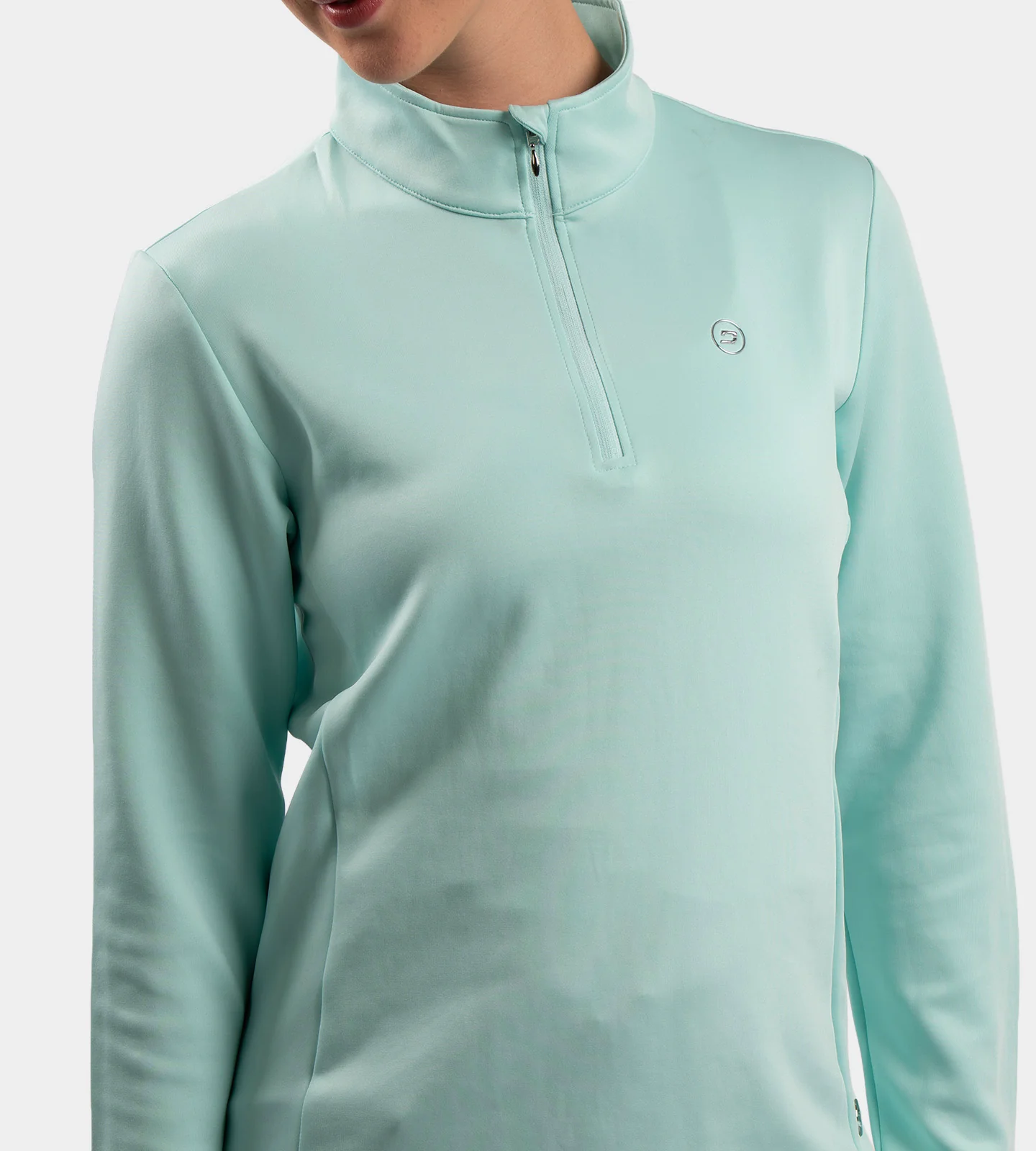LADIES ULTRA BLEND MIDLAYER - MINT - Image 2