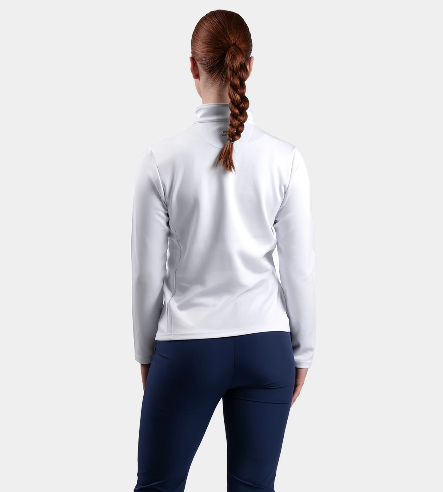 LADIES ULTRA BLEND MIDLAYER - WHITE - Image 2