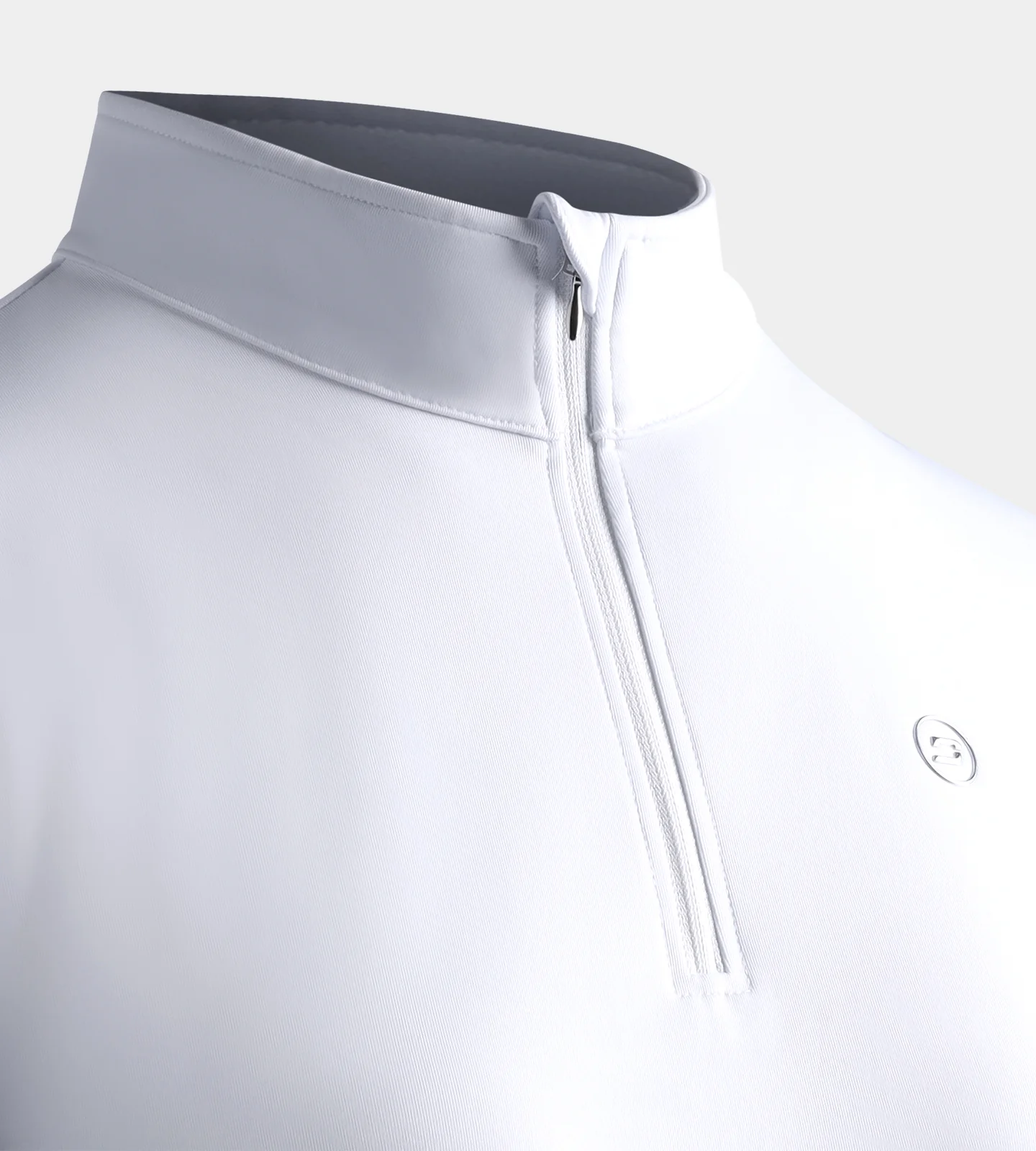 LADIES ULTRA BLEND MIDLAYER - WHITE - Image 4