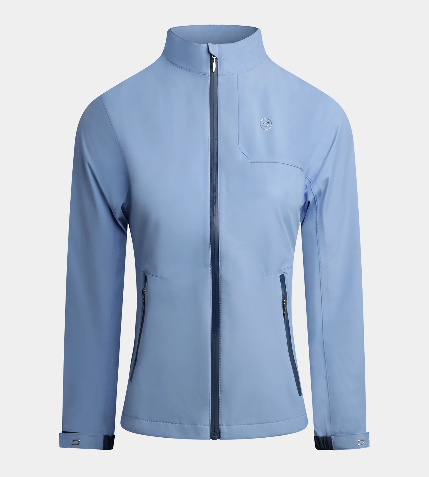 LADIES VENUS RAIN JACKET - BLUE - Image 5