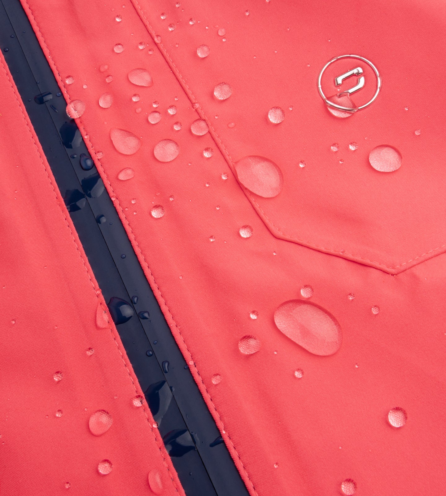 LADIES VENUS RAIN JACKET - CORAL - Image 7
