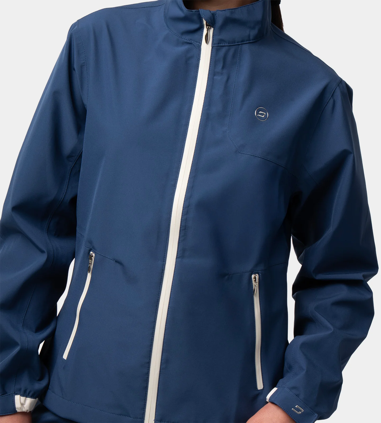 LADIES VENUS RAIN JACKET - NAVY - Image 4