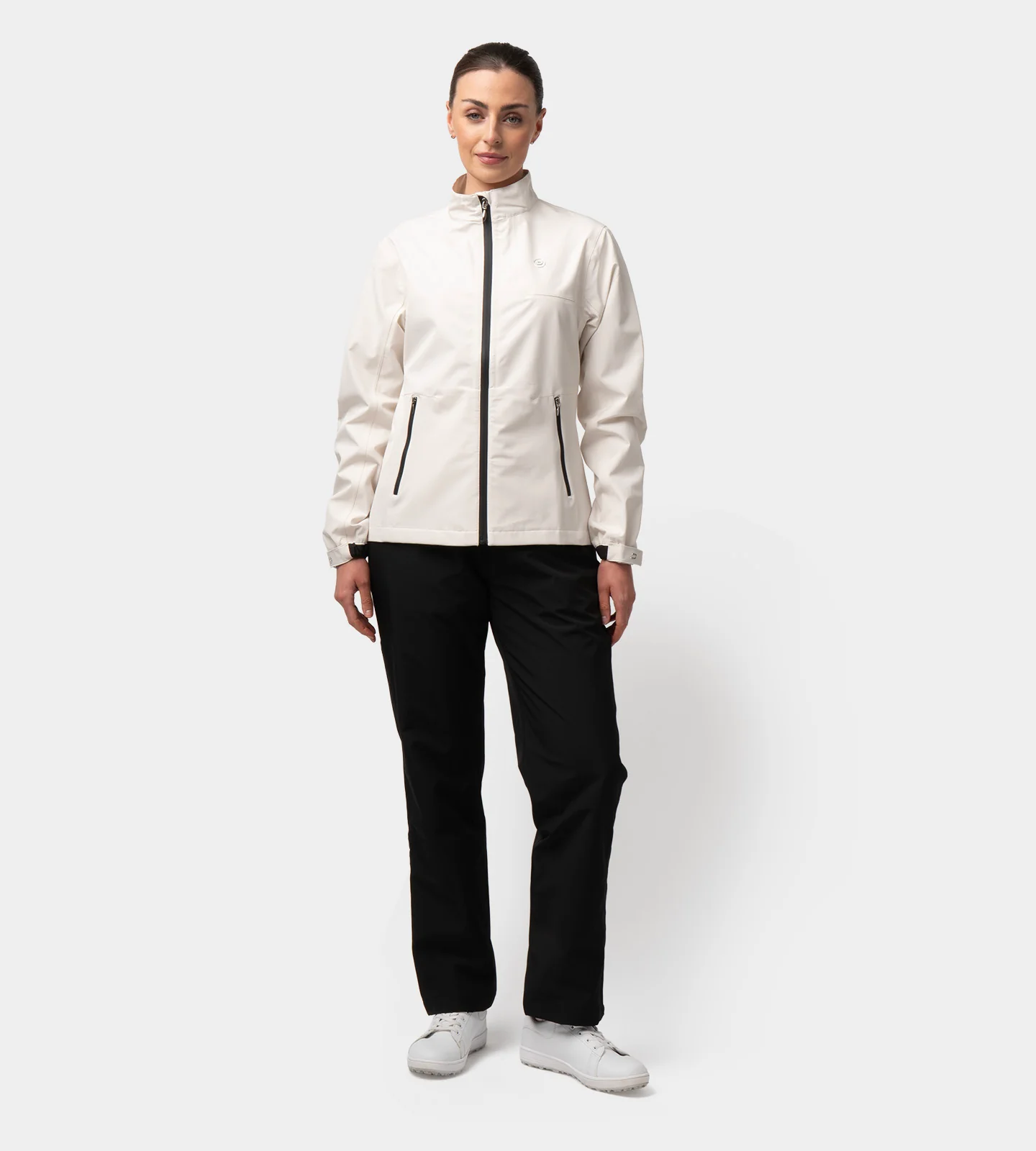 LADIES VENUS RAIN JACKET - WHITE - Image 3