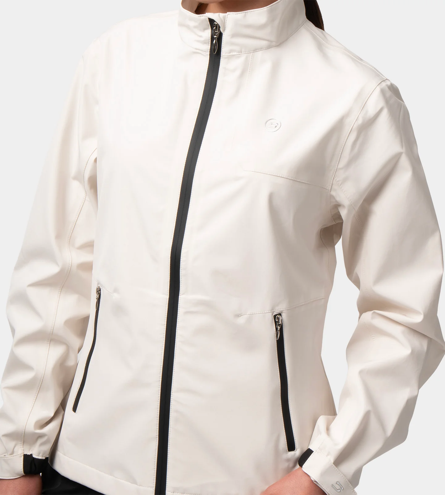 LADIES VENUS RAIN JACKET - WHITE - Image 4