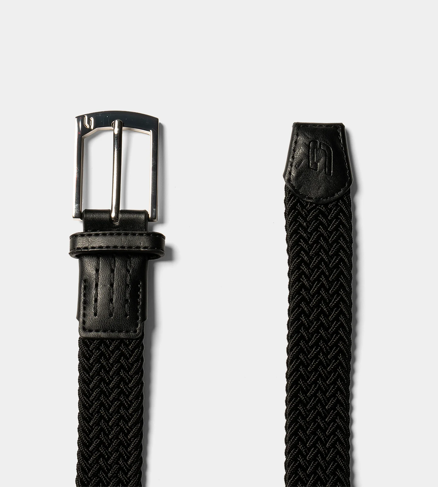LADIES WEBBED BELT ONE SIZE - BLACK - Image 2