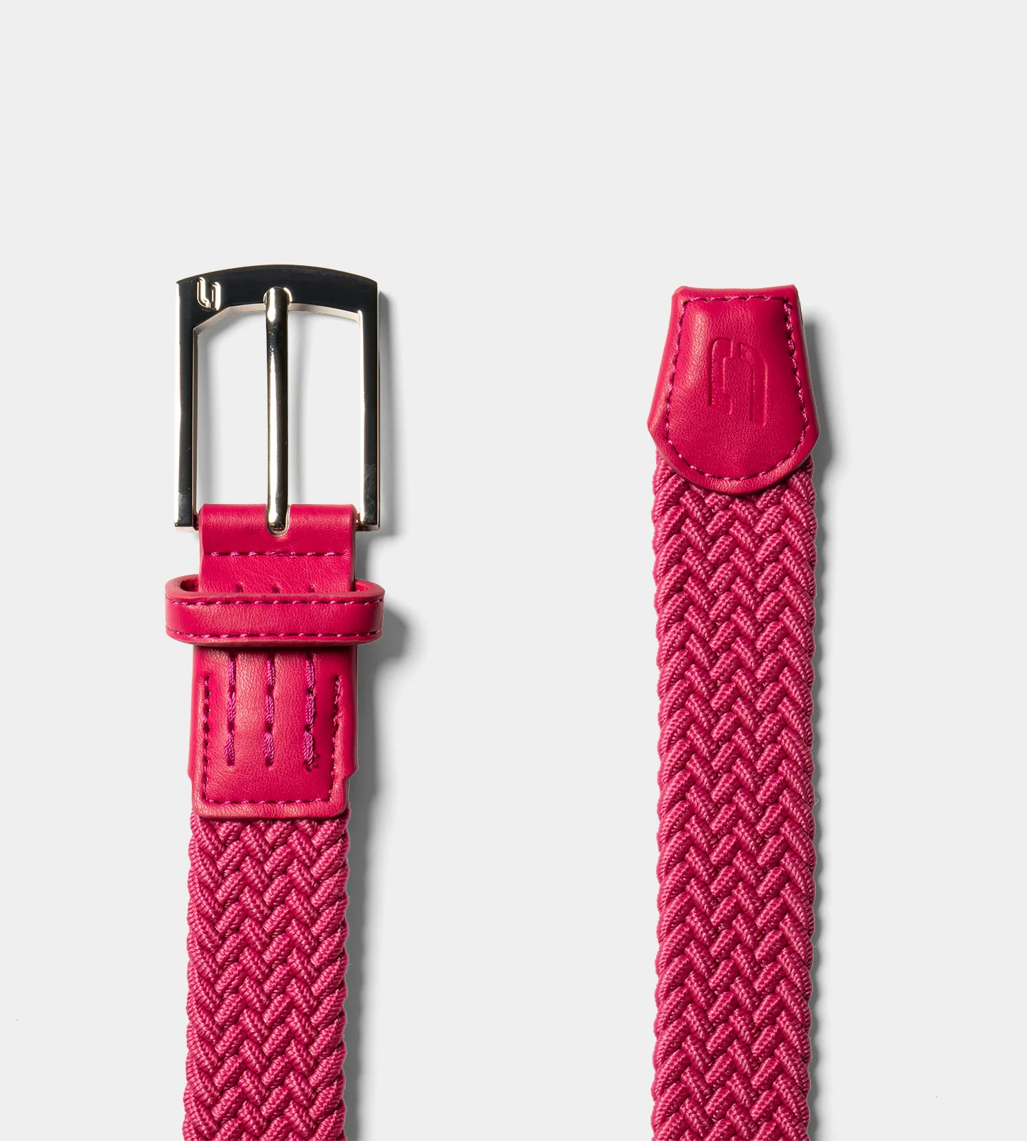 LADIES WEBBED BELT ONE SIZE - PINK - Image 2