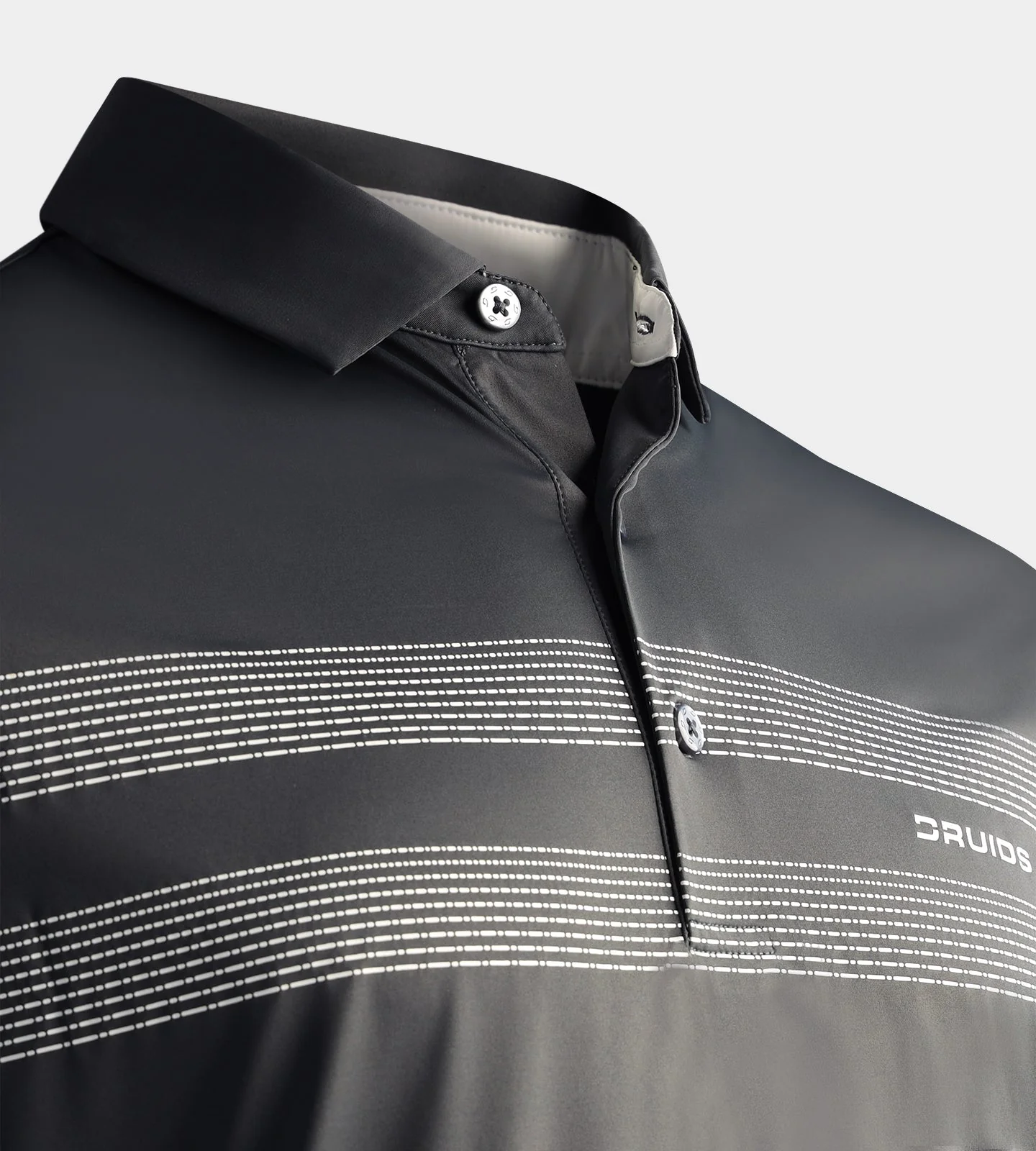 LINEAR POLO - CHARCOAL - Image 3