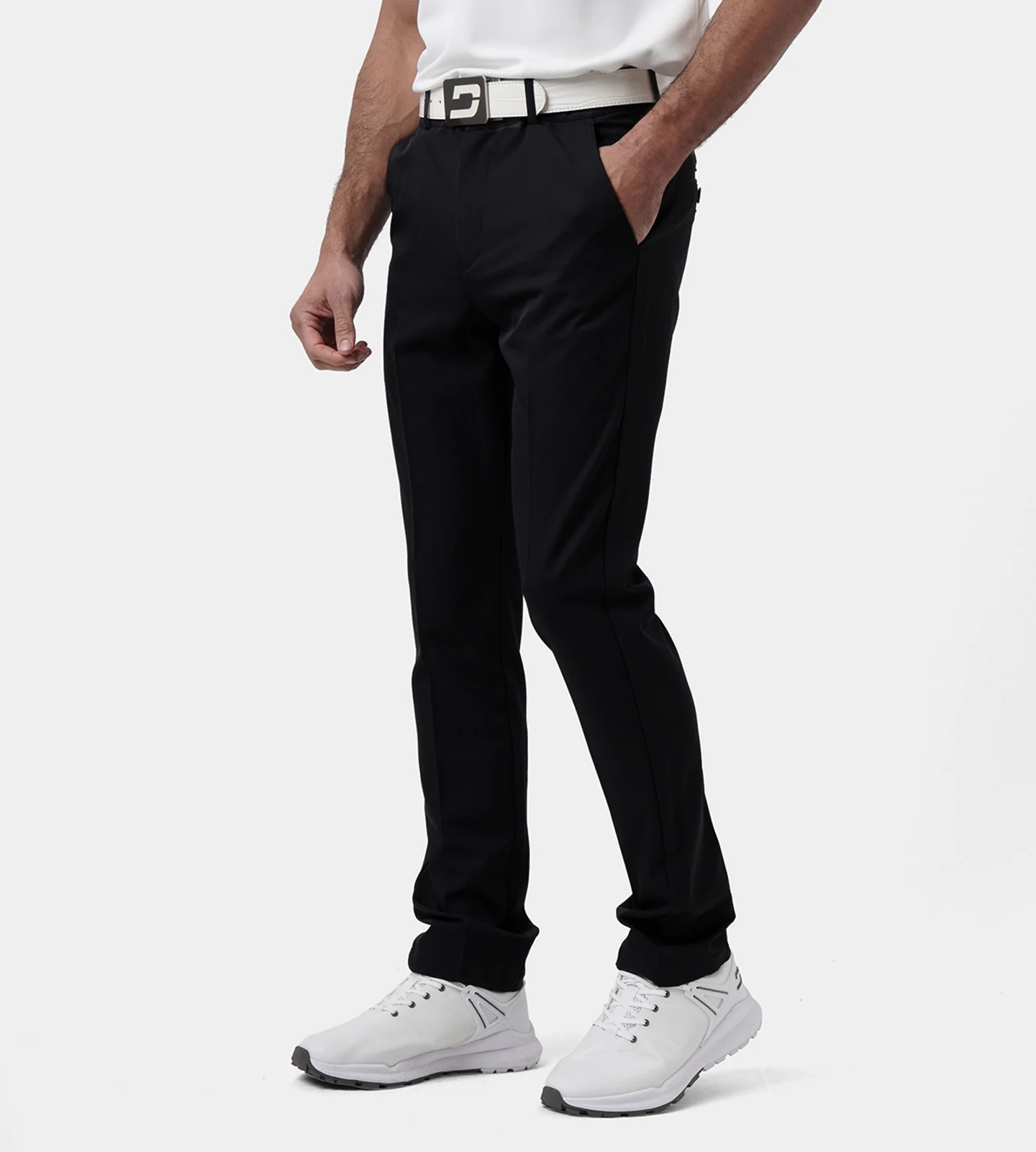 MEN'S CLIMA GOLF TROUSERS - BLACK - Image 4