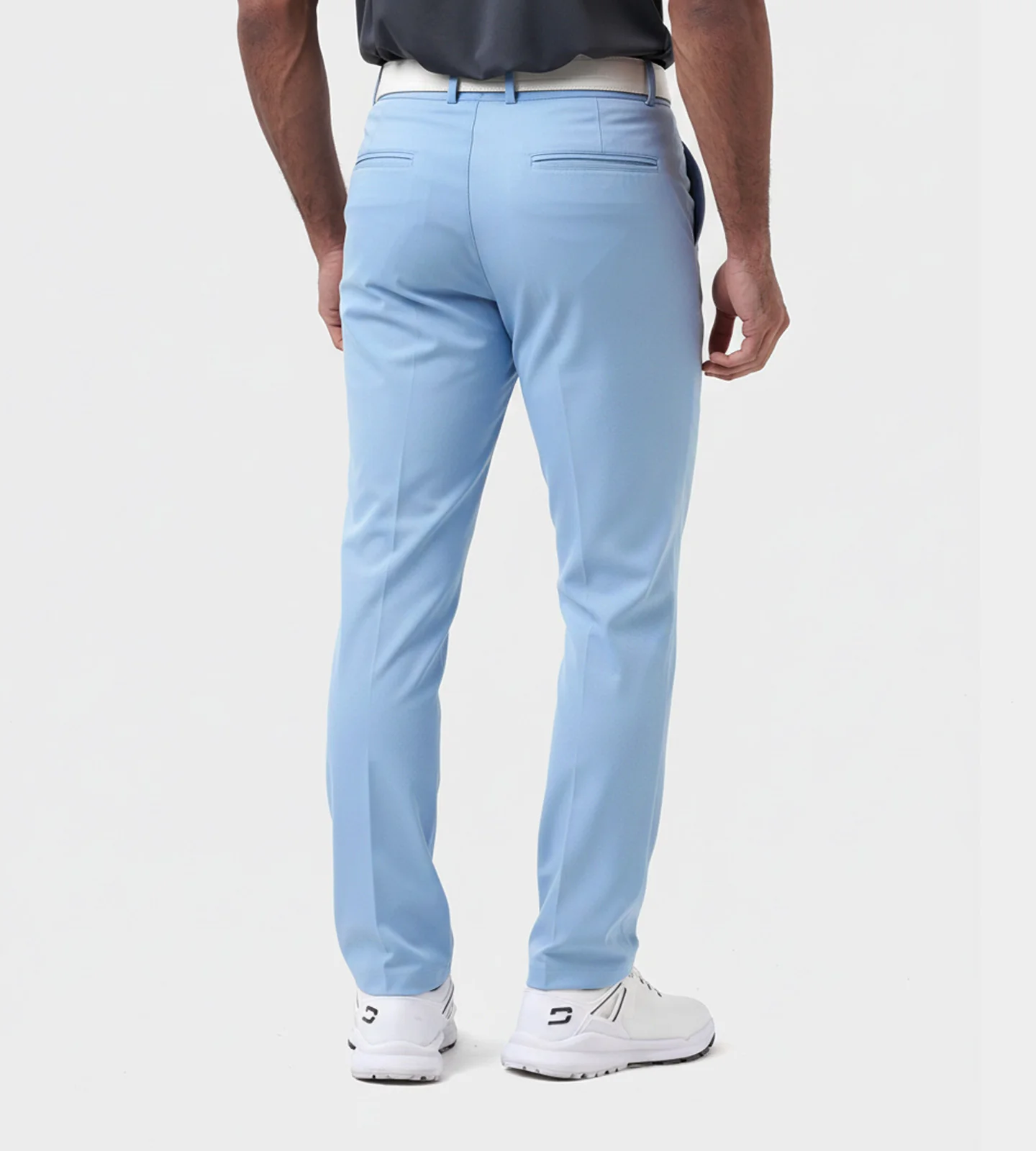 MEN'S CLIMA GOLF TROUSERS - BLUE - Image 2