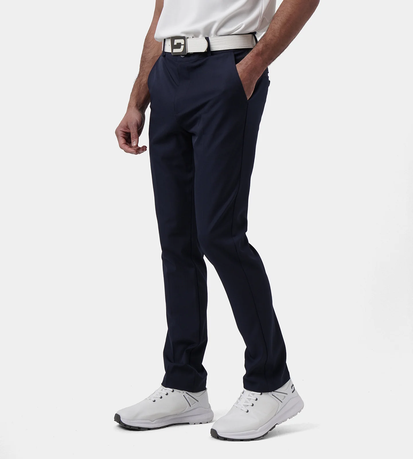 MEN'S CLIMA GOLF TROUSERS - NAVY - Image 4