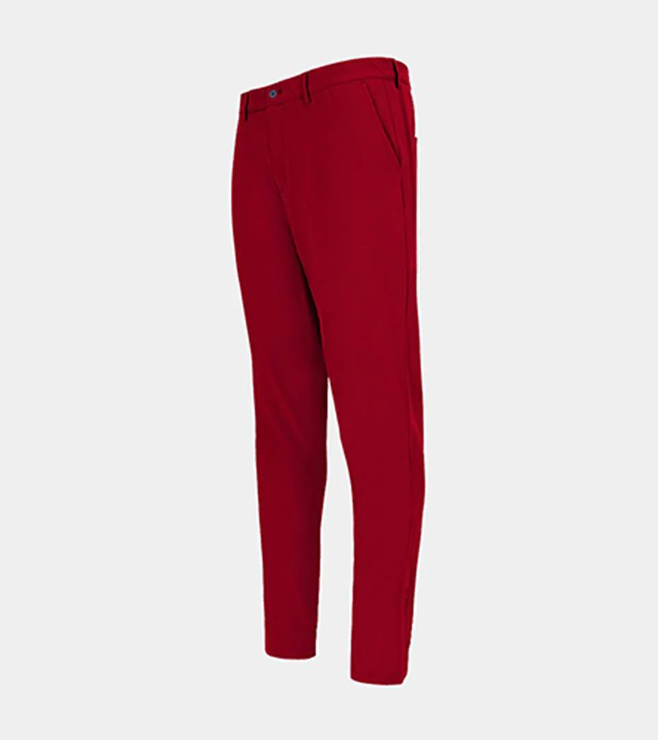 MEN'S GOLF JOGGERS - BURGUNDY - Image 8