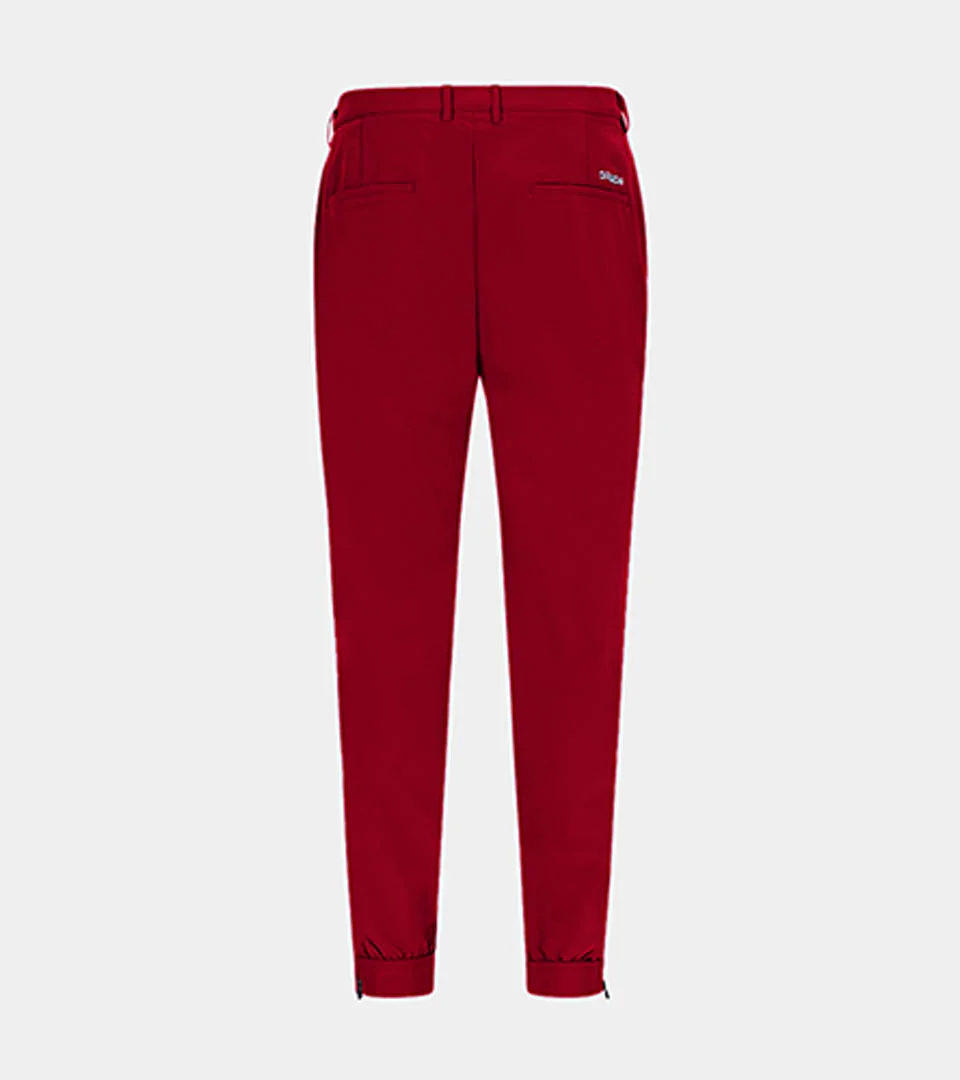 MEN'S GOLF JOGGERS - BURGUNDY - Image 9