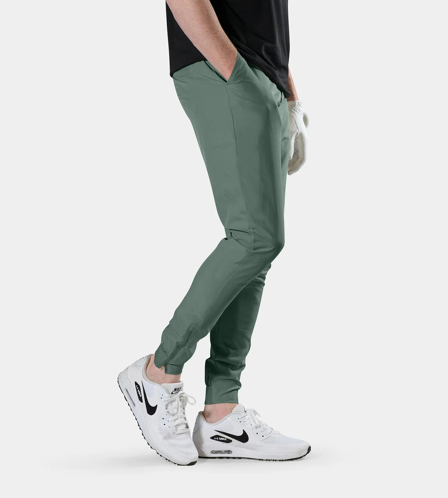 MEN'S GOLF JOGGERS - SAGE - Image 3