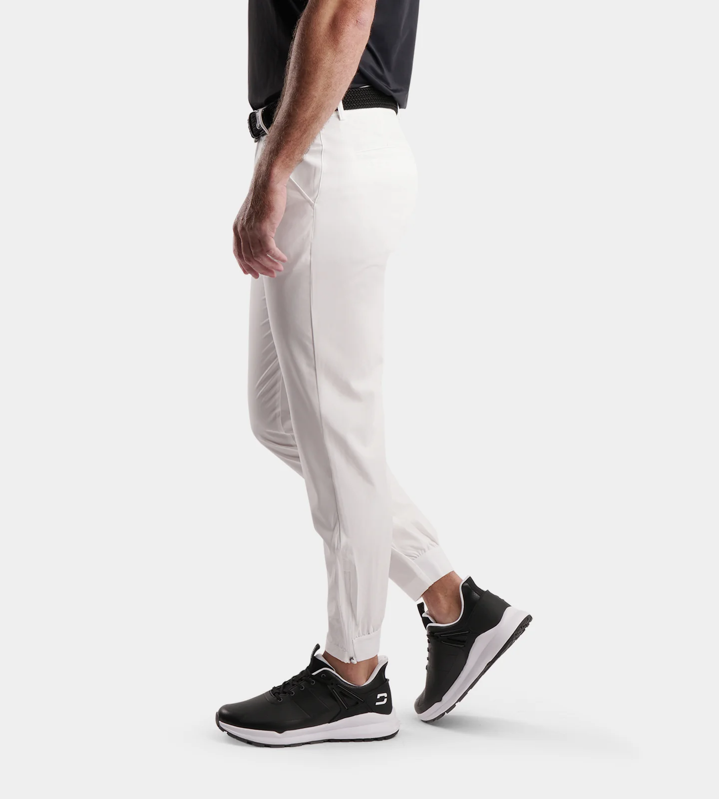 MEN'S GOLF JOGGERS - WHITE - Image 3