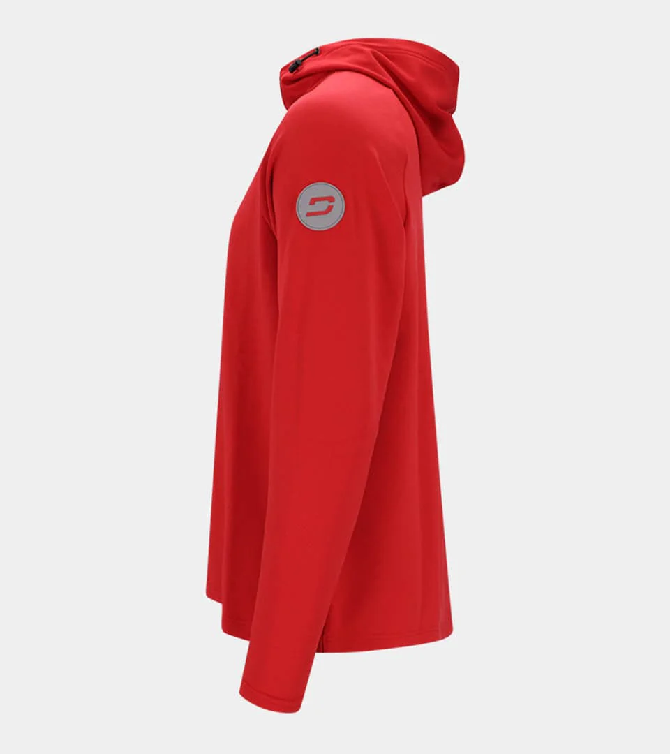 MEN'S TWO TONE HOODIE - RED - Image 3