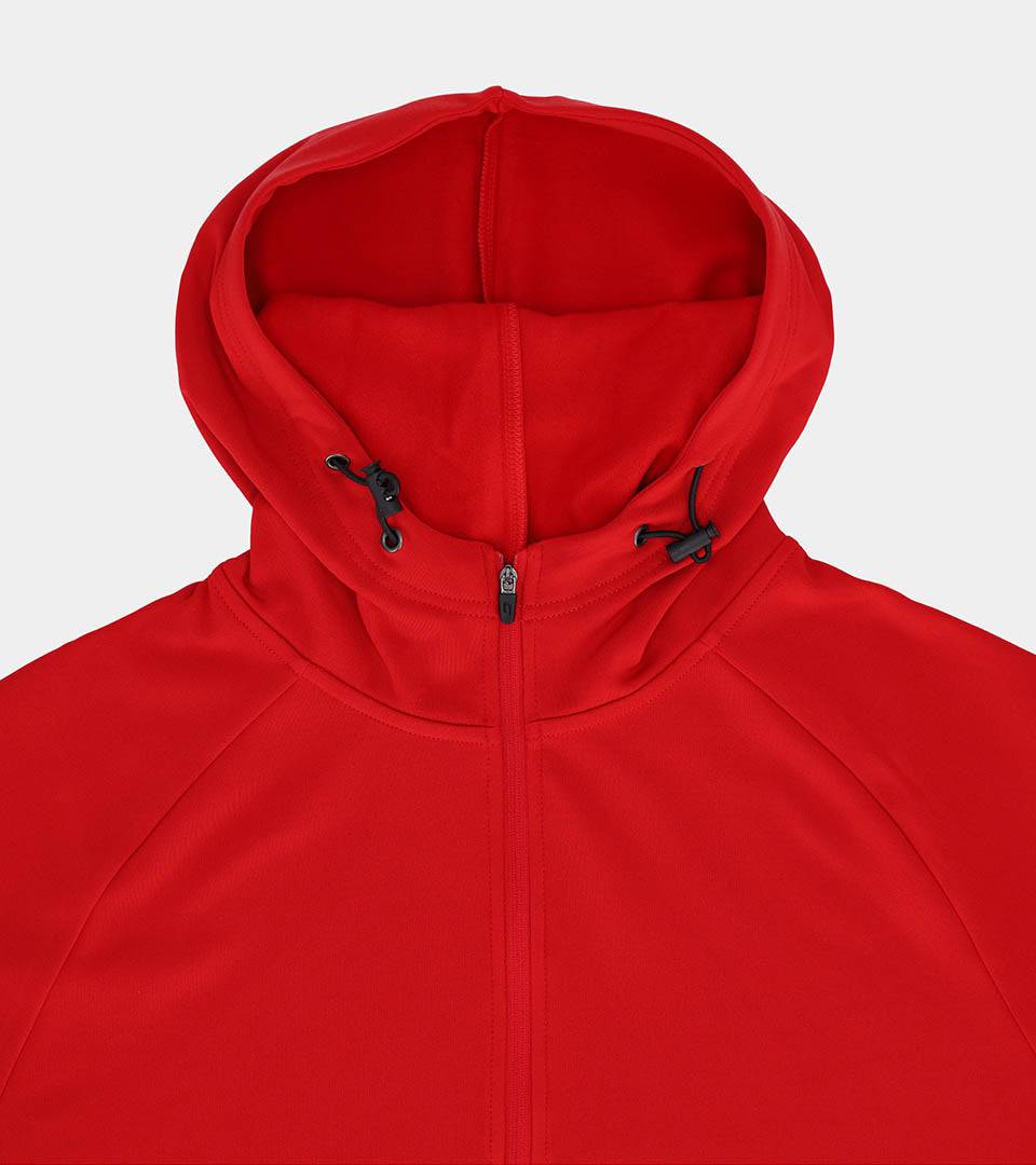 MEN'S TWO TONE HOODIE - RED - Image 4