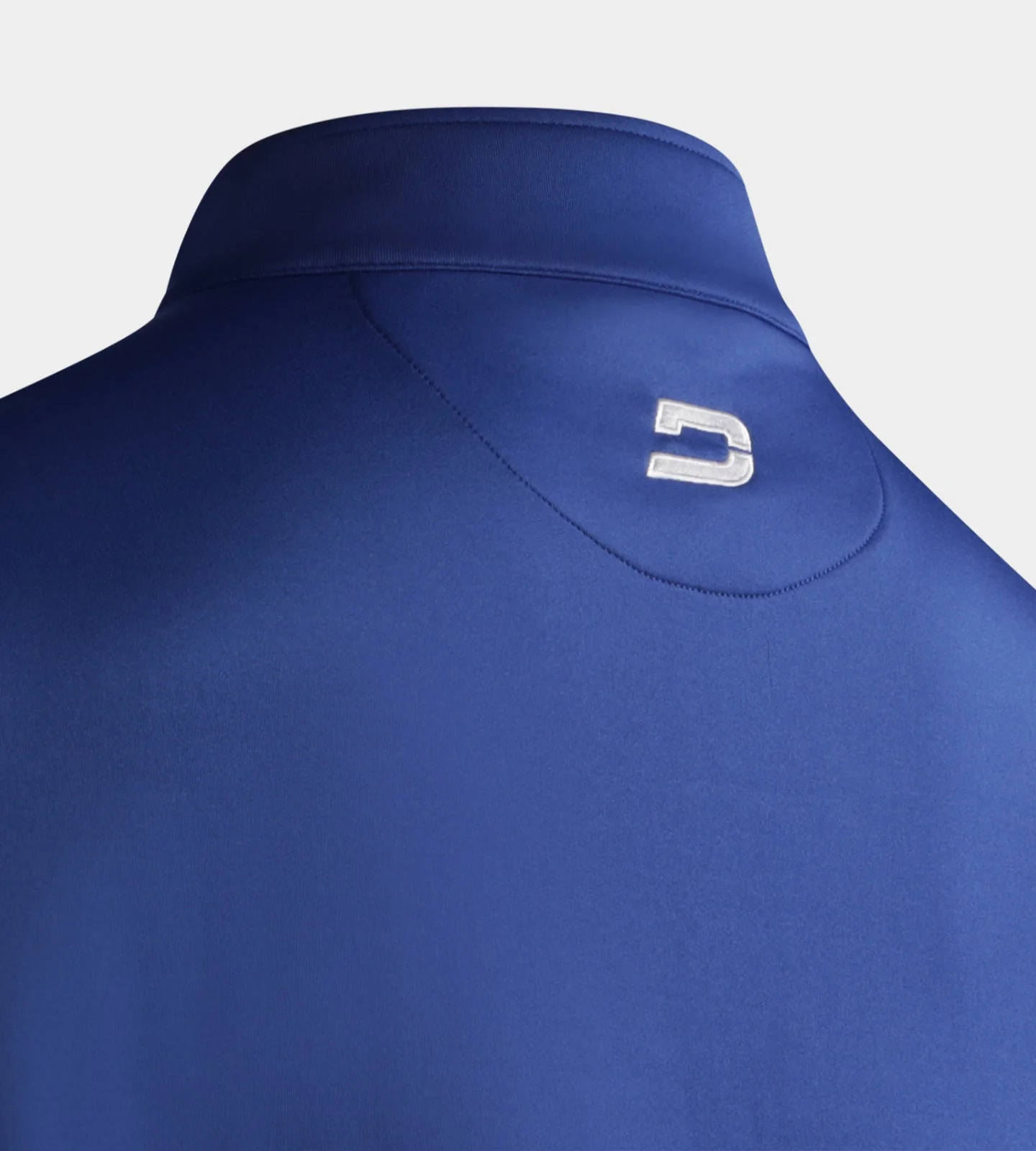 MEN'S ULTRA BLEND GOLF MIDLAYER 1/4 ZIP - BLUE - Image 7