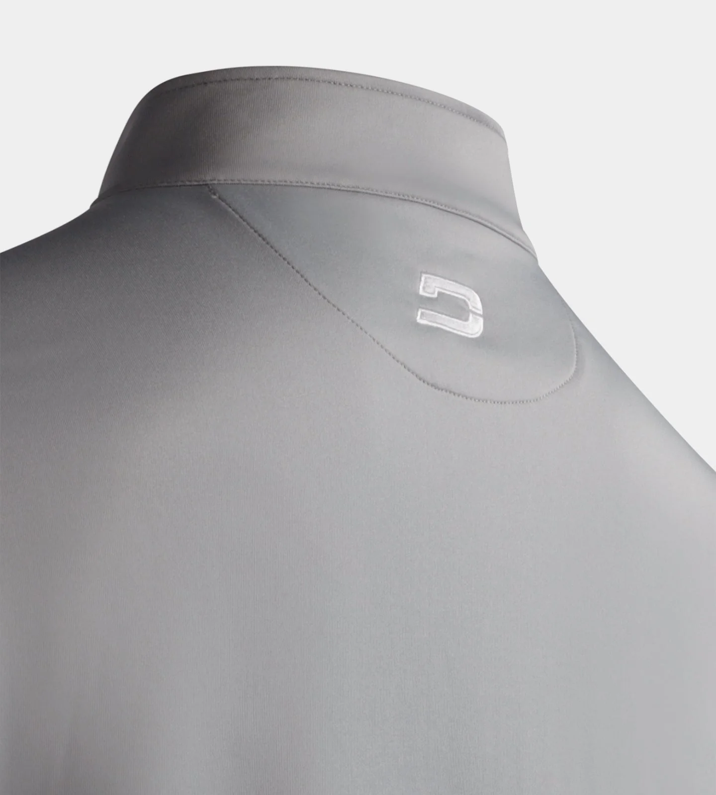 MEN'S ULTRA BLEND GOLF MIDLAYER 1/4 ZIP - LIGHT GREY - Image 5
