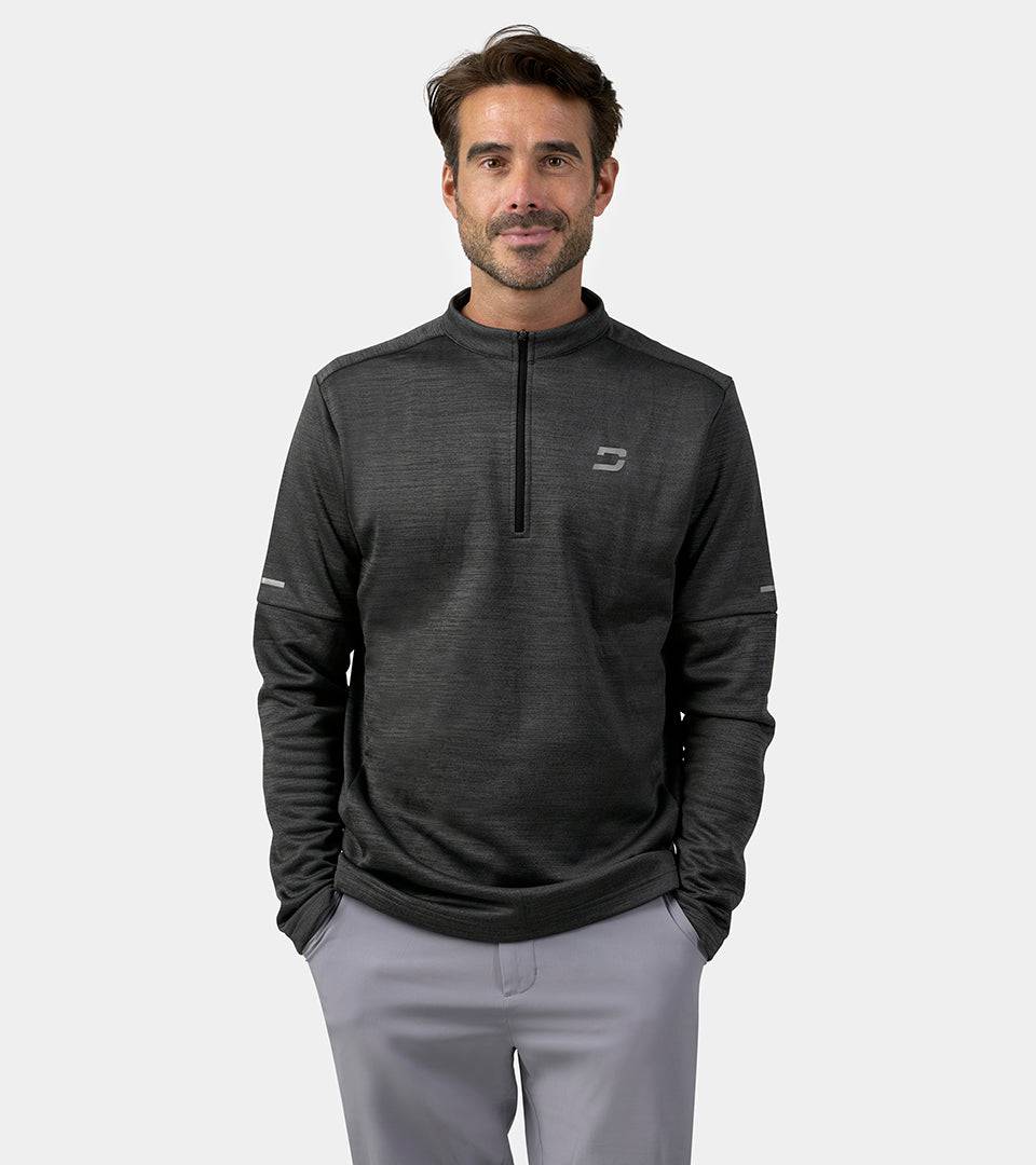 MENS ULTRA FIT MIDLAYER - BLACK FLEK - Image 2