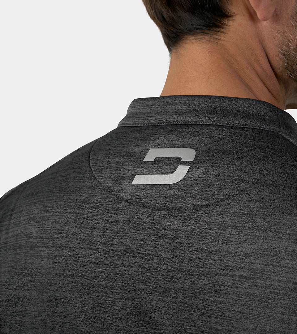 MENS ULTRA FIT MIDLAYER - BLACK FLEK - Image 5