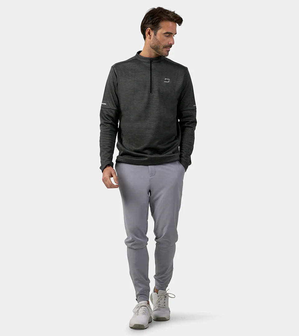 MENS ULTRA FIT MIDLAYER - BLACK FLEK - Image 6