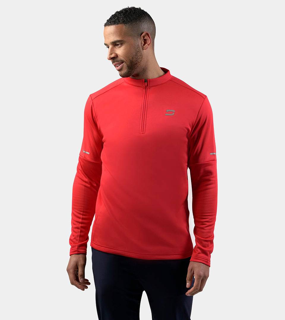 MENS ULTRA FIT MIDLAYER - RED - Image 2