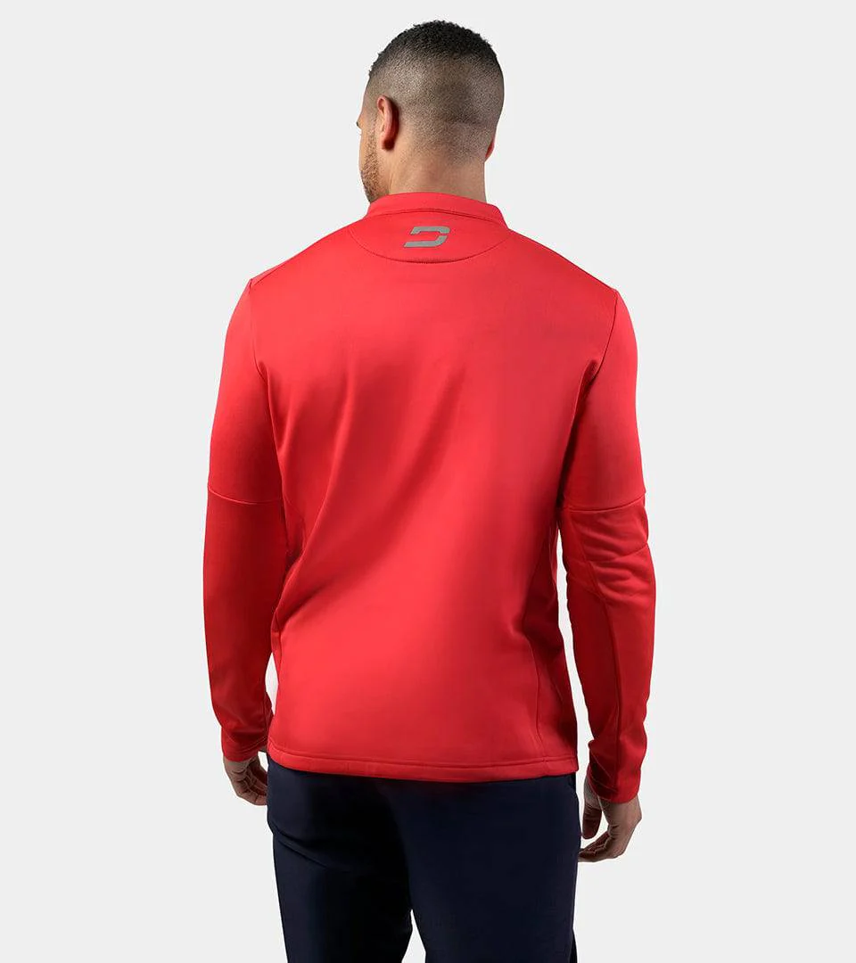 MENS ULTRA FIT MIDLAYER - RED - Image 3