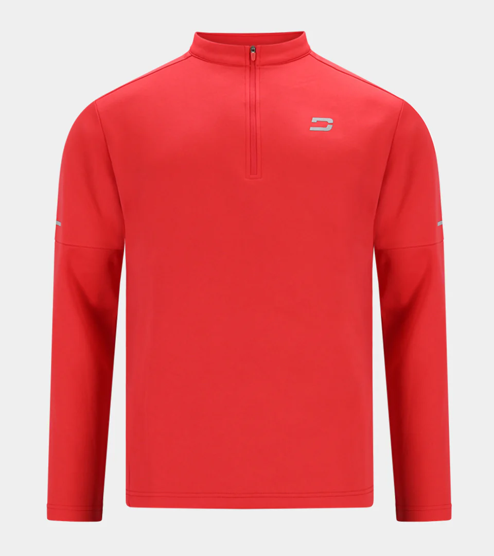 MENS ULTRA FIT MIDLAYER - RED - Image 4