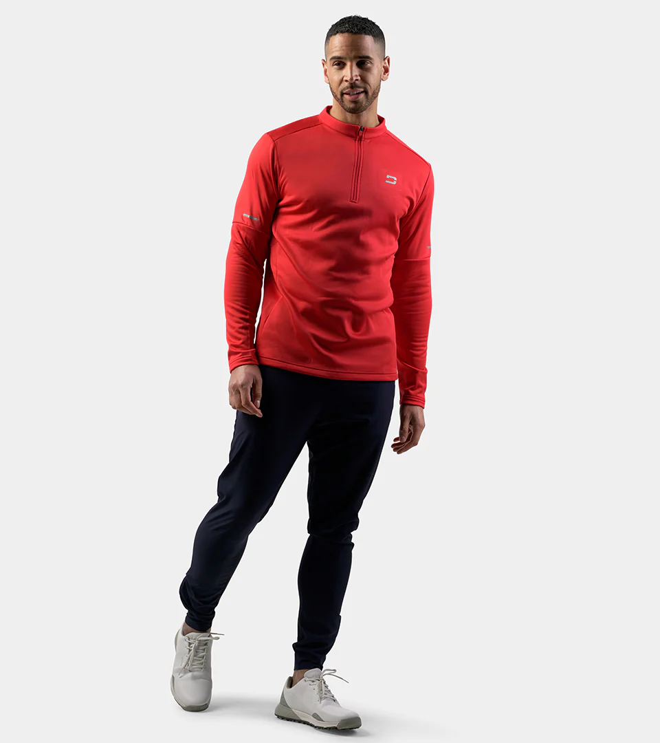 MENS ULTRA FIT MIDLAYER - RED - Image 7