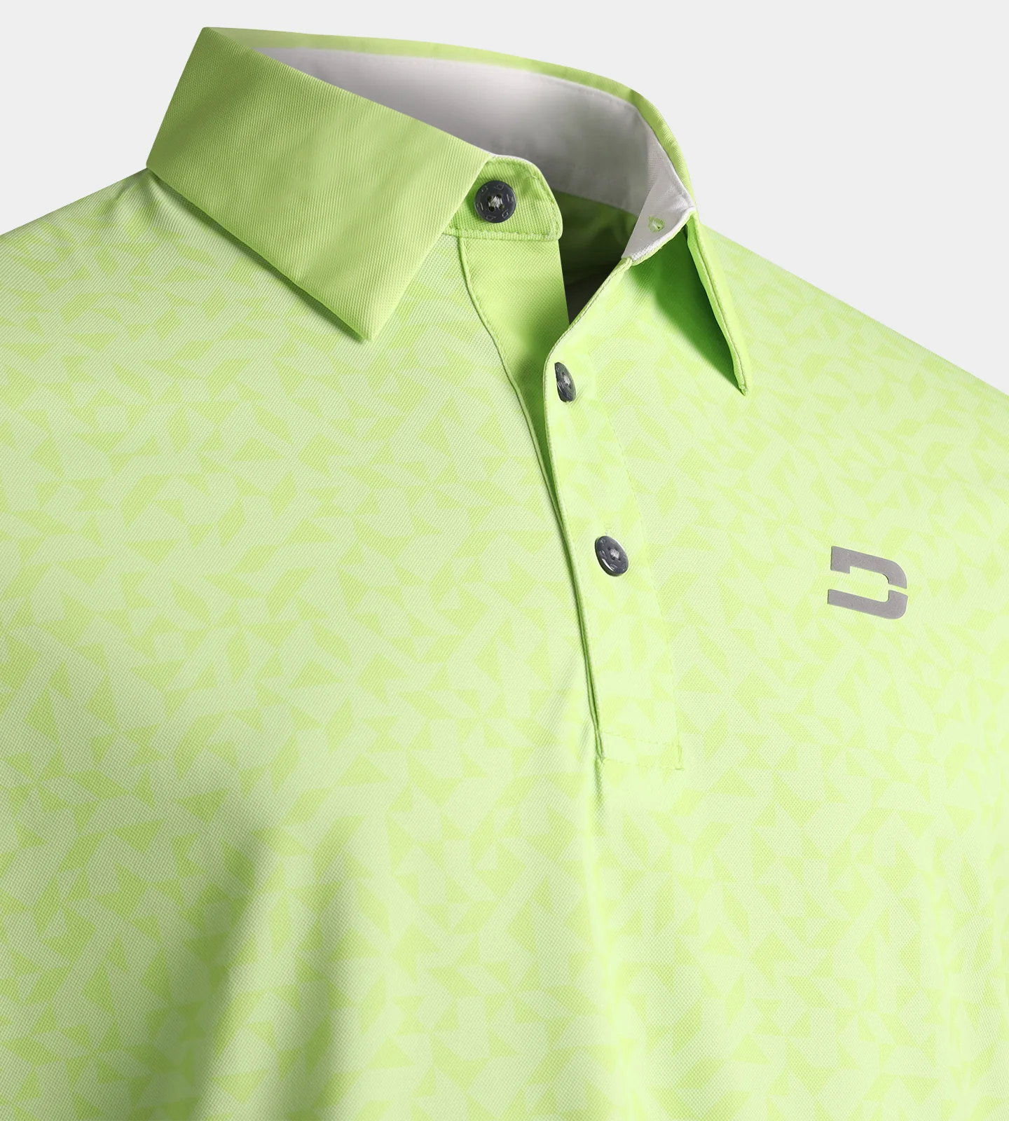 MODERN ABSTRACT POLO - LIME - Image 3