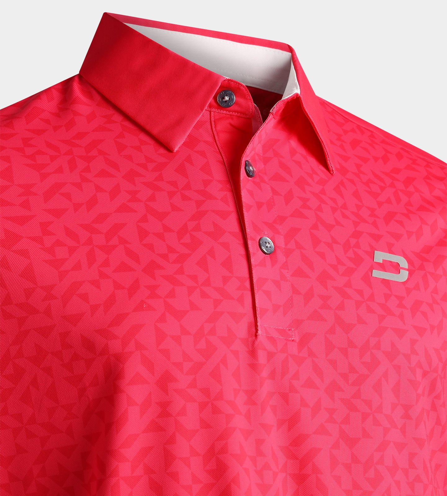 MODERN ABSTRACT POLO - RED - Image 3