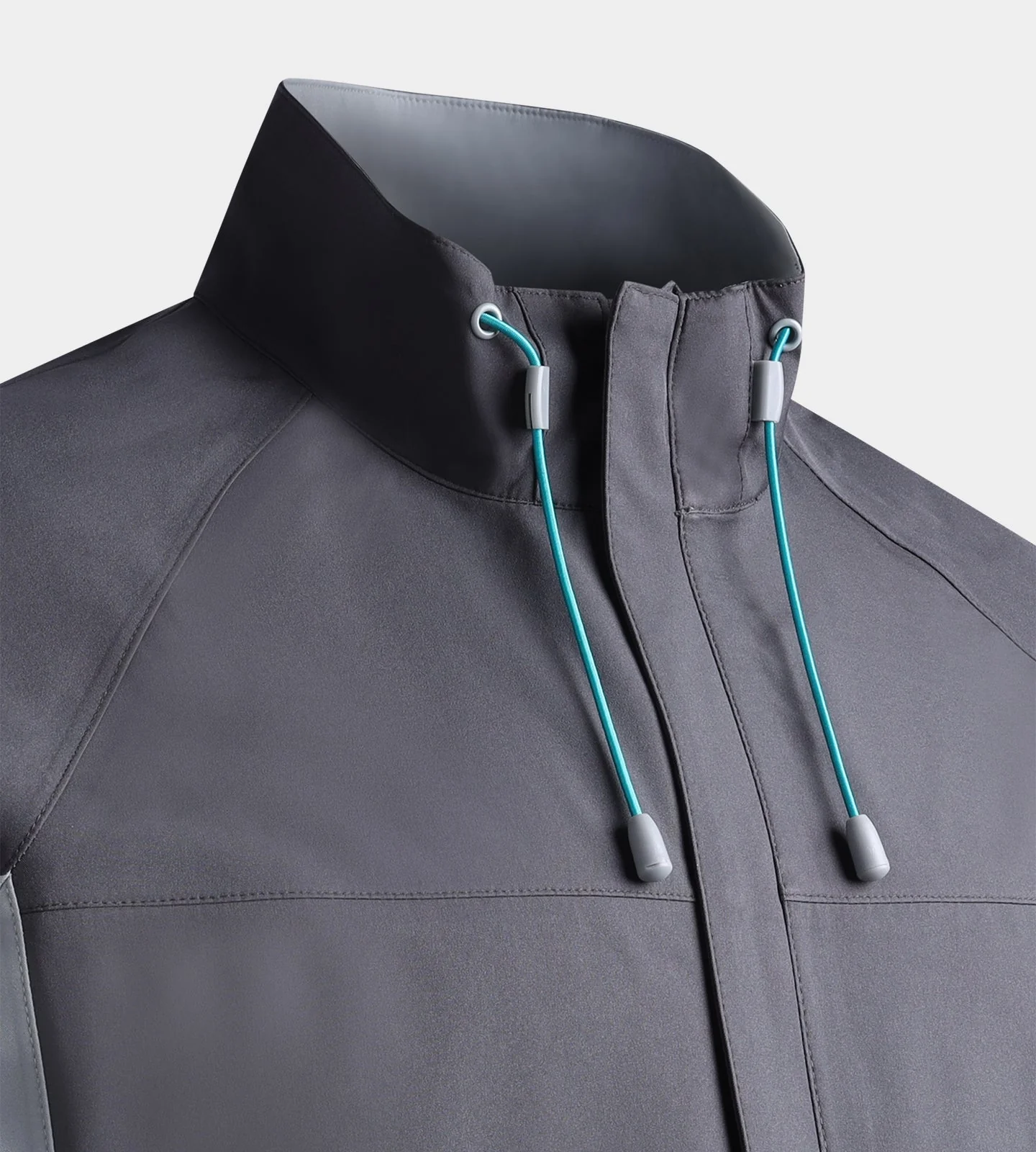 NADIR RAIN JACKET - CHARCOAL - Image 3