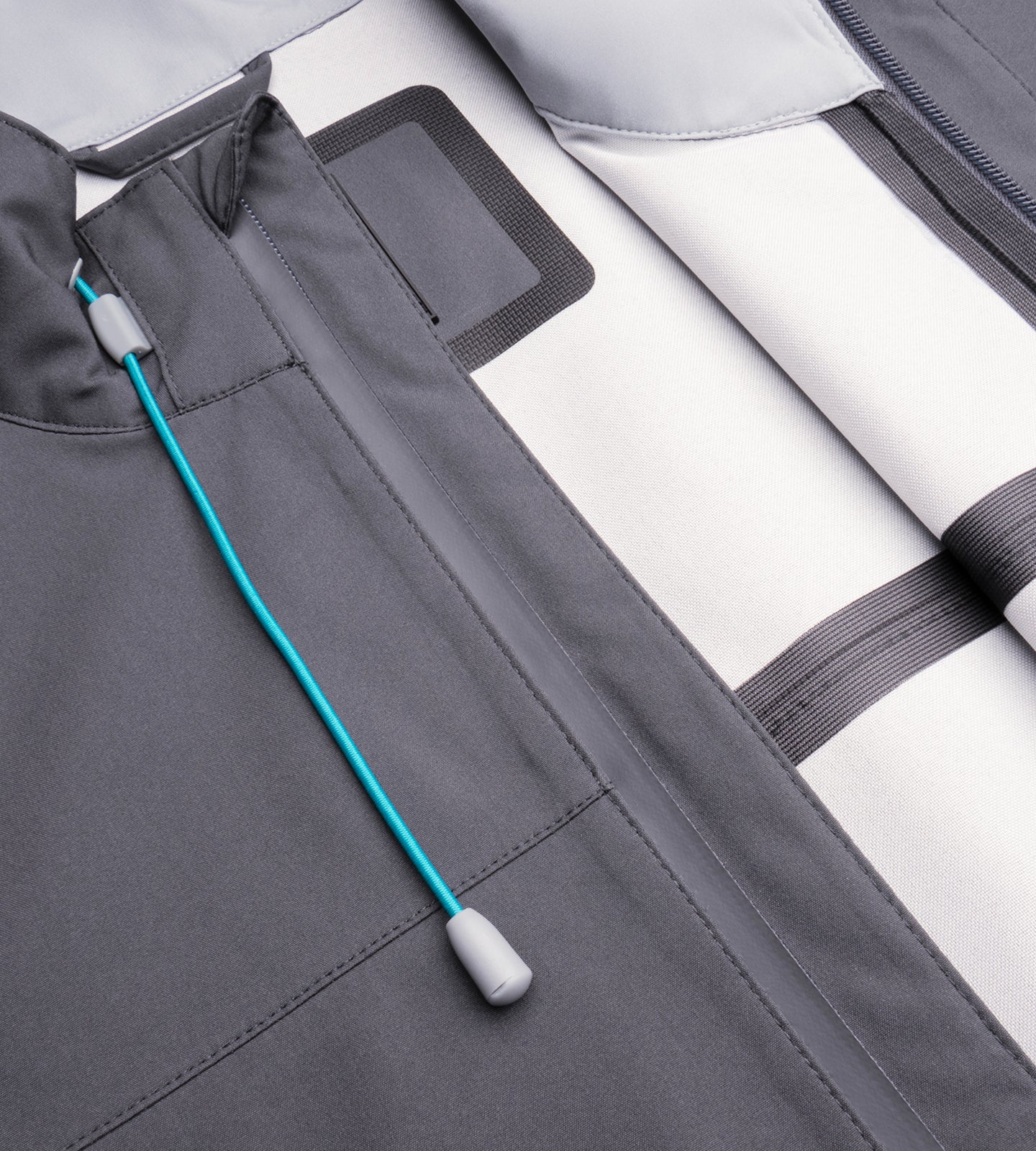 NADIR RAIN JACKET - CHARCOAL - Image 4