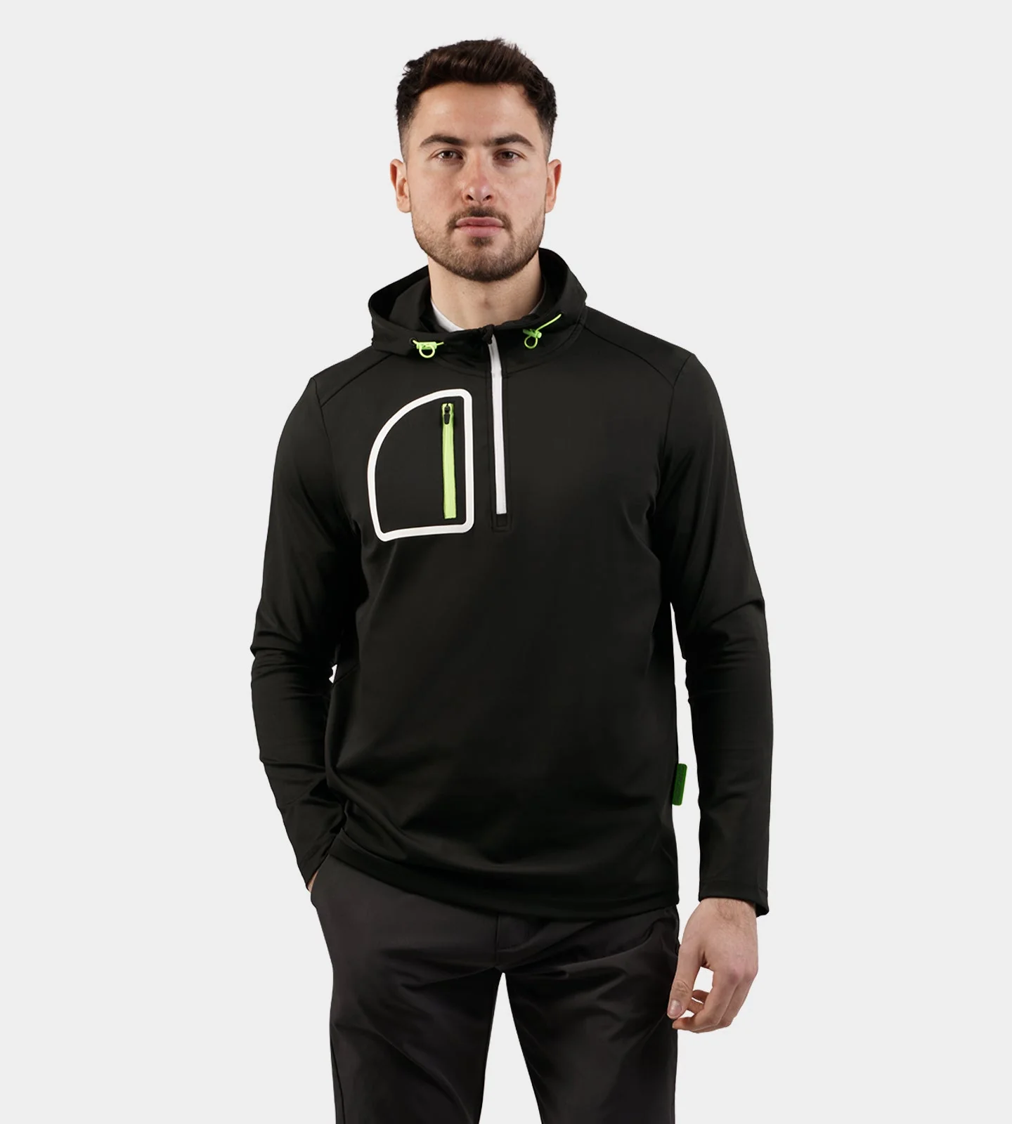 NAUTICAL HOODIE - BLACK - Image 3