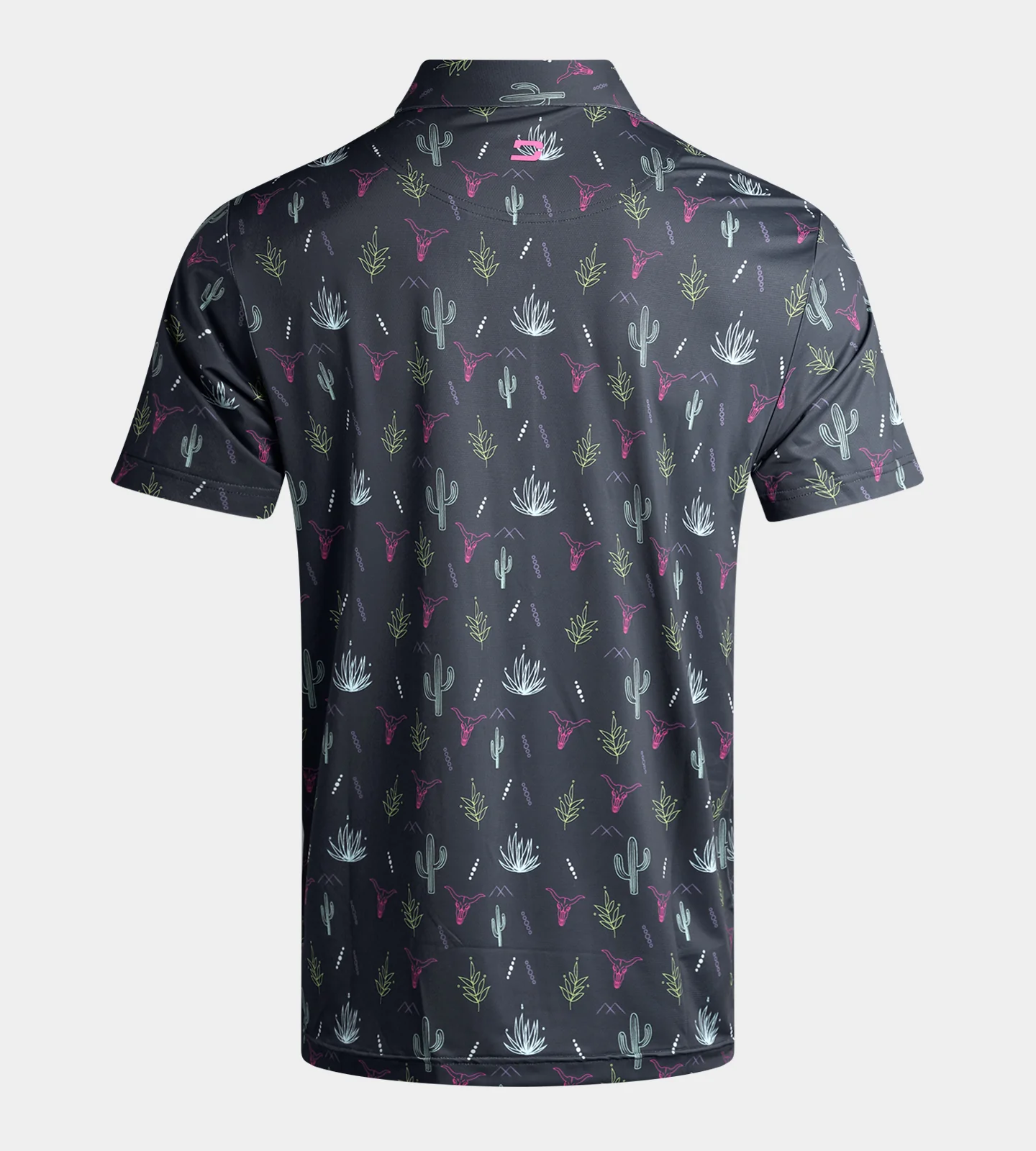 NEON DESERT POLO - BLACK - Image 2
