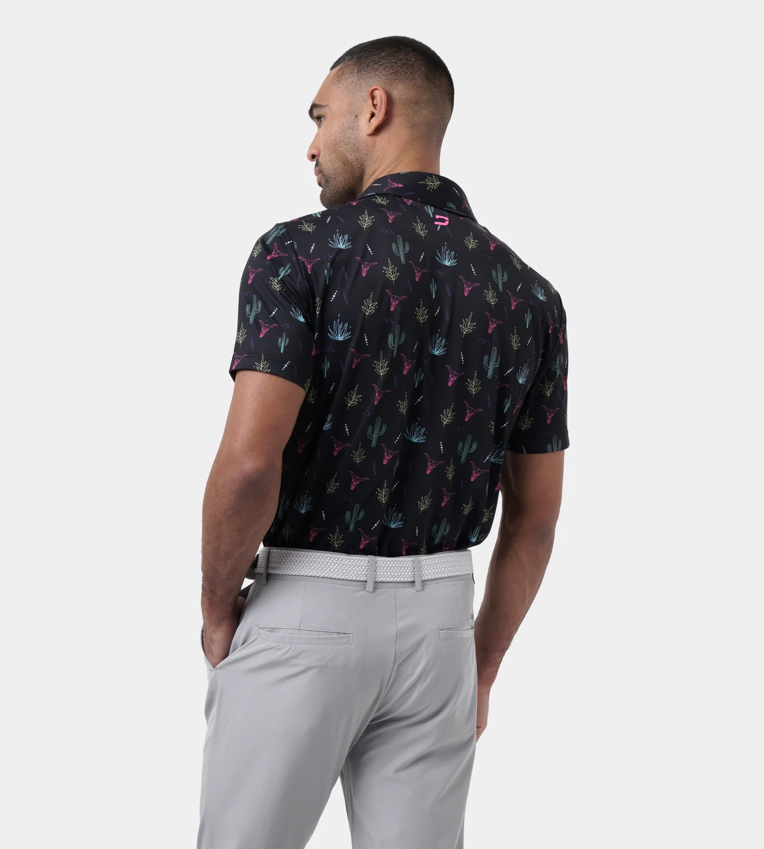 NEON DESERT POLO - BLACK - Image 5