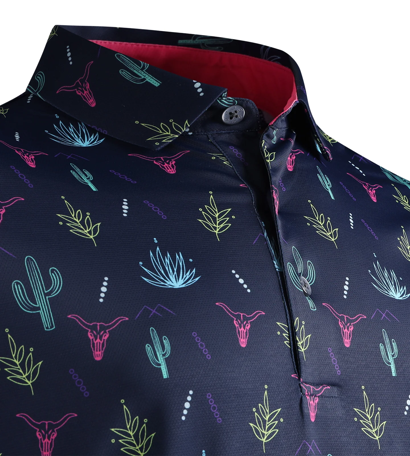 NEON DESERT POLO - NAVY - Image 6