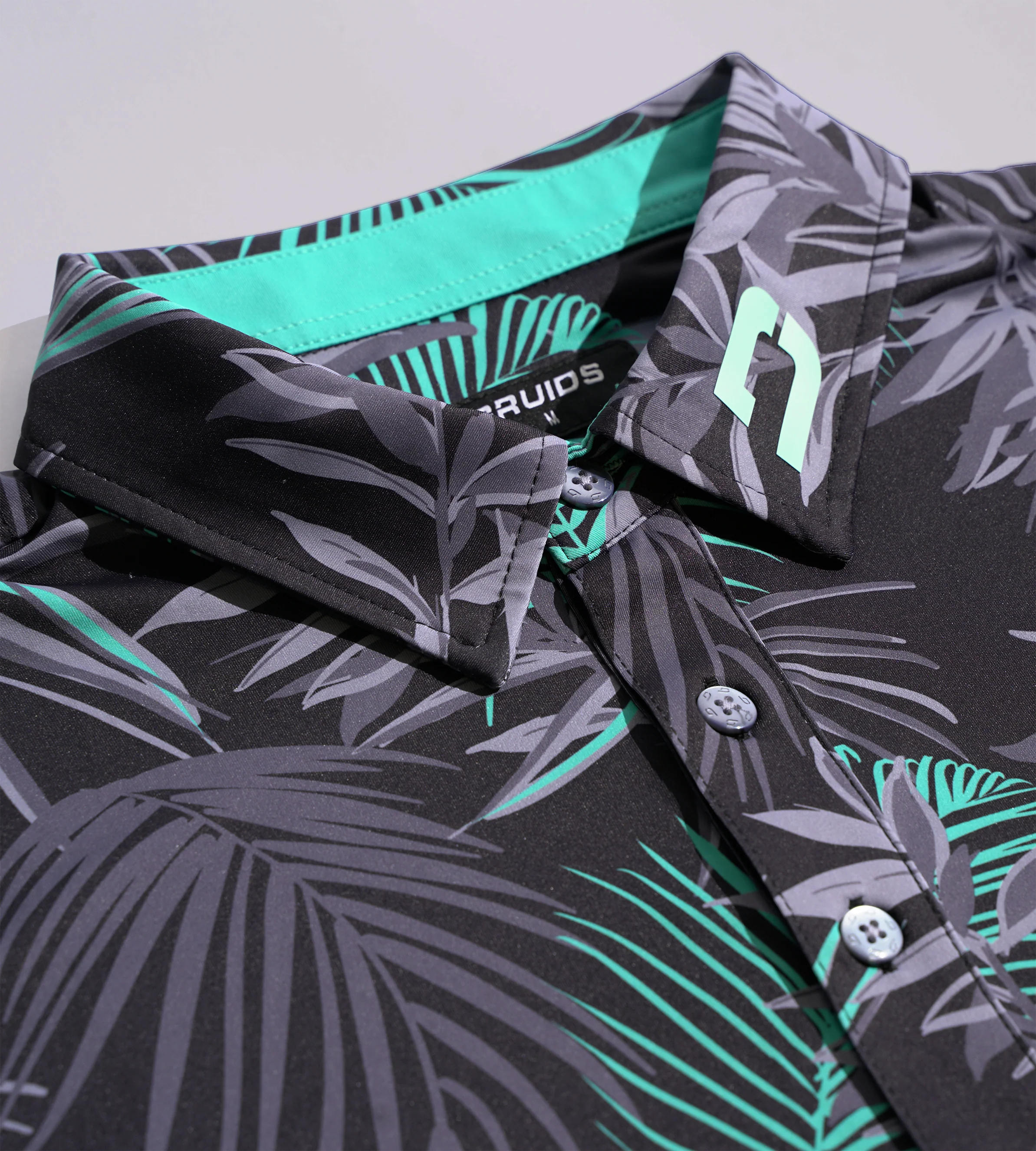 NEON TROPIC POLO - BLACK - Image 3