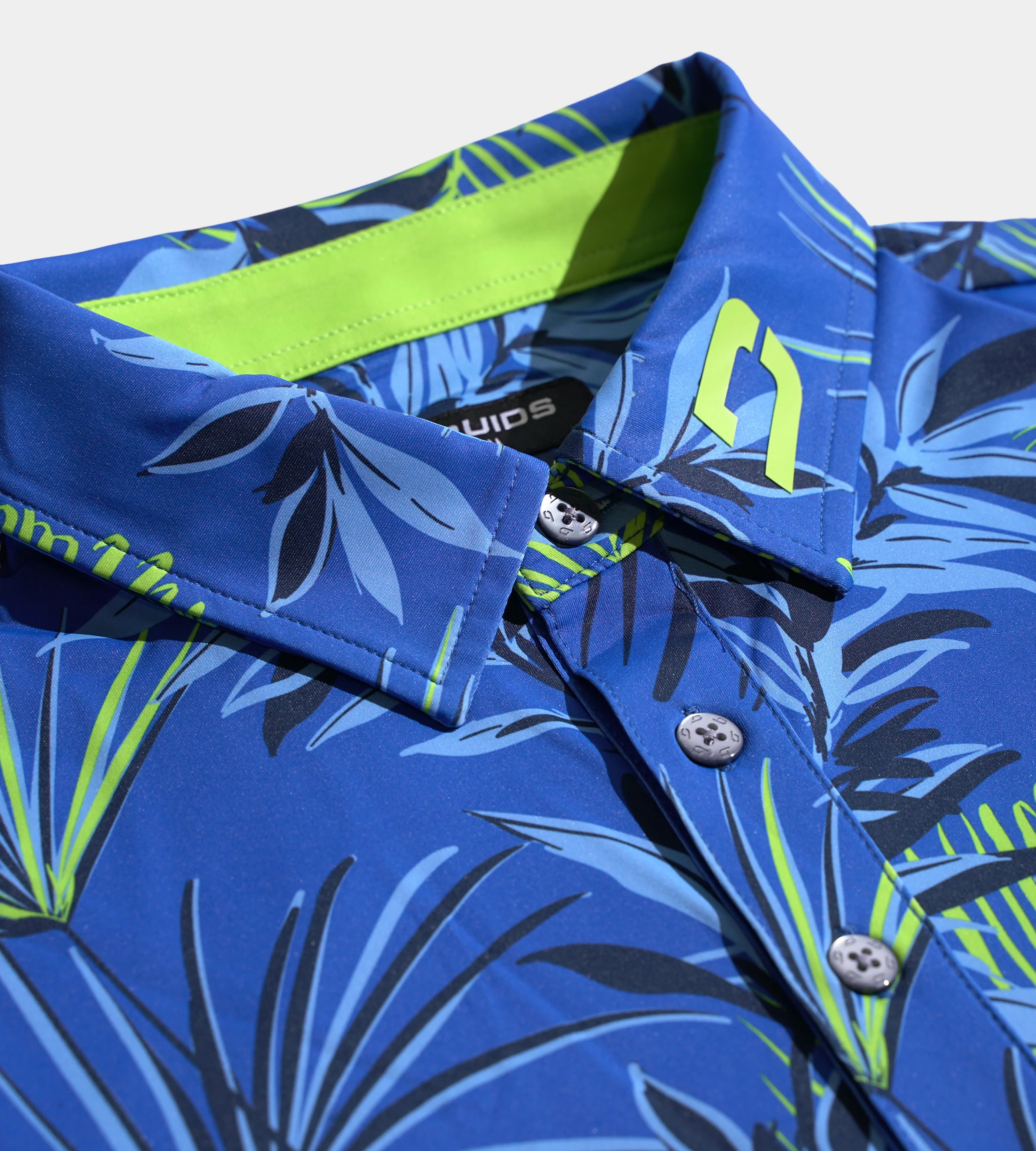 NEON TROPIC POLO - BLUE - Image 3